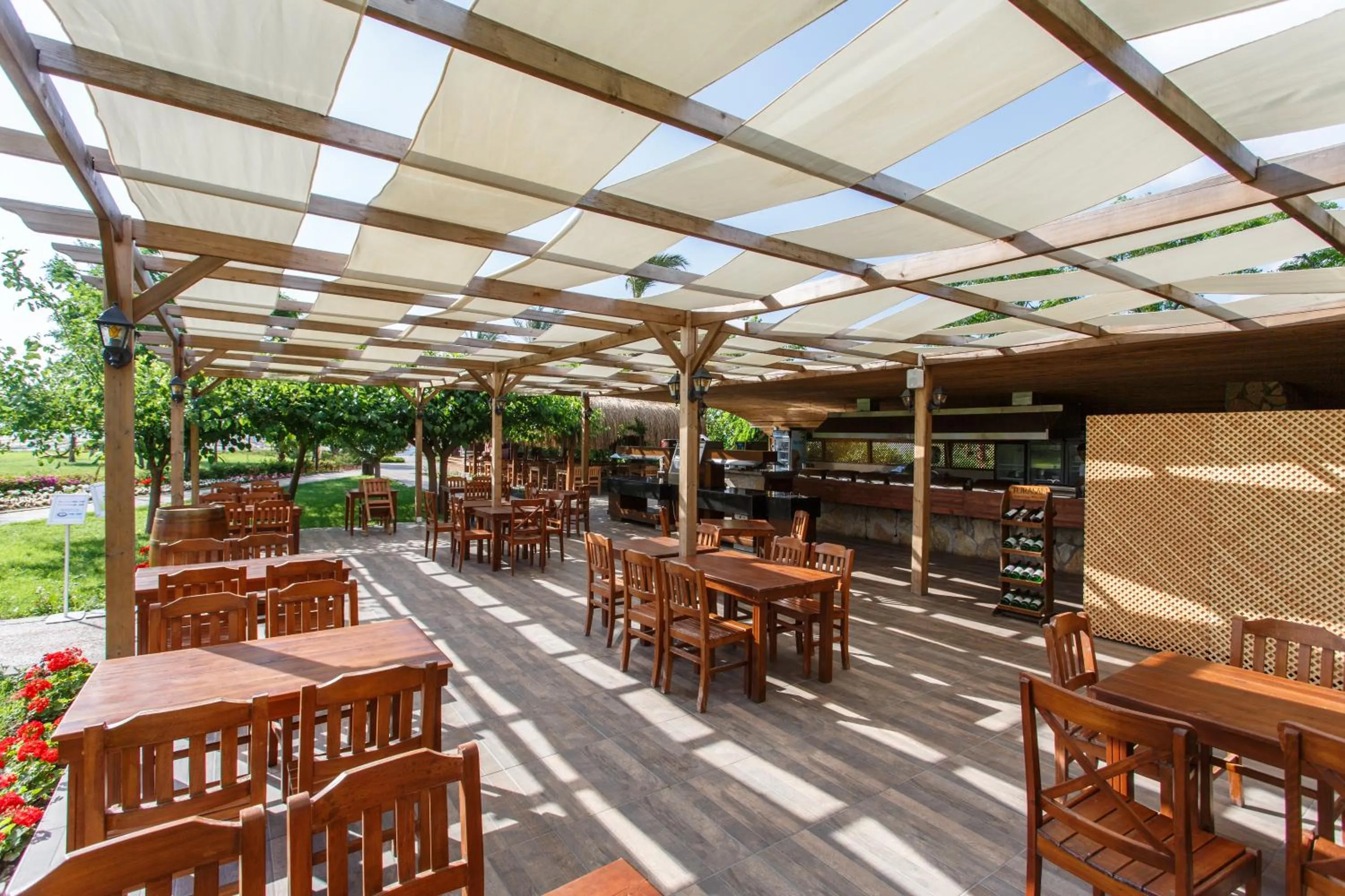 Patio in Lucida Beach Hotel - Ultra All Inclusive