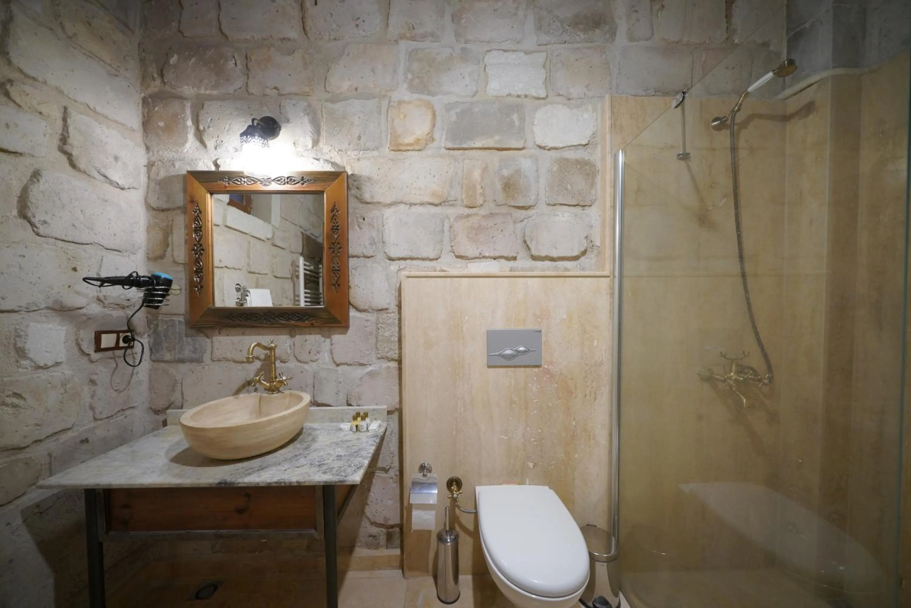 Bathroom in Kaya Konak Cave