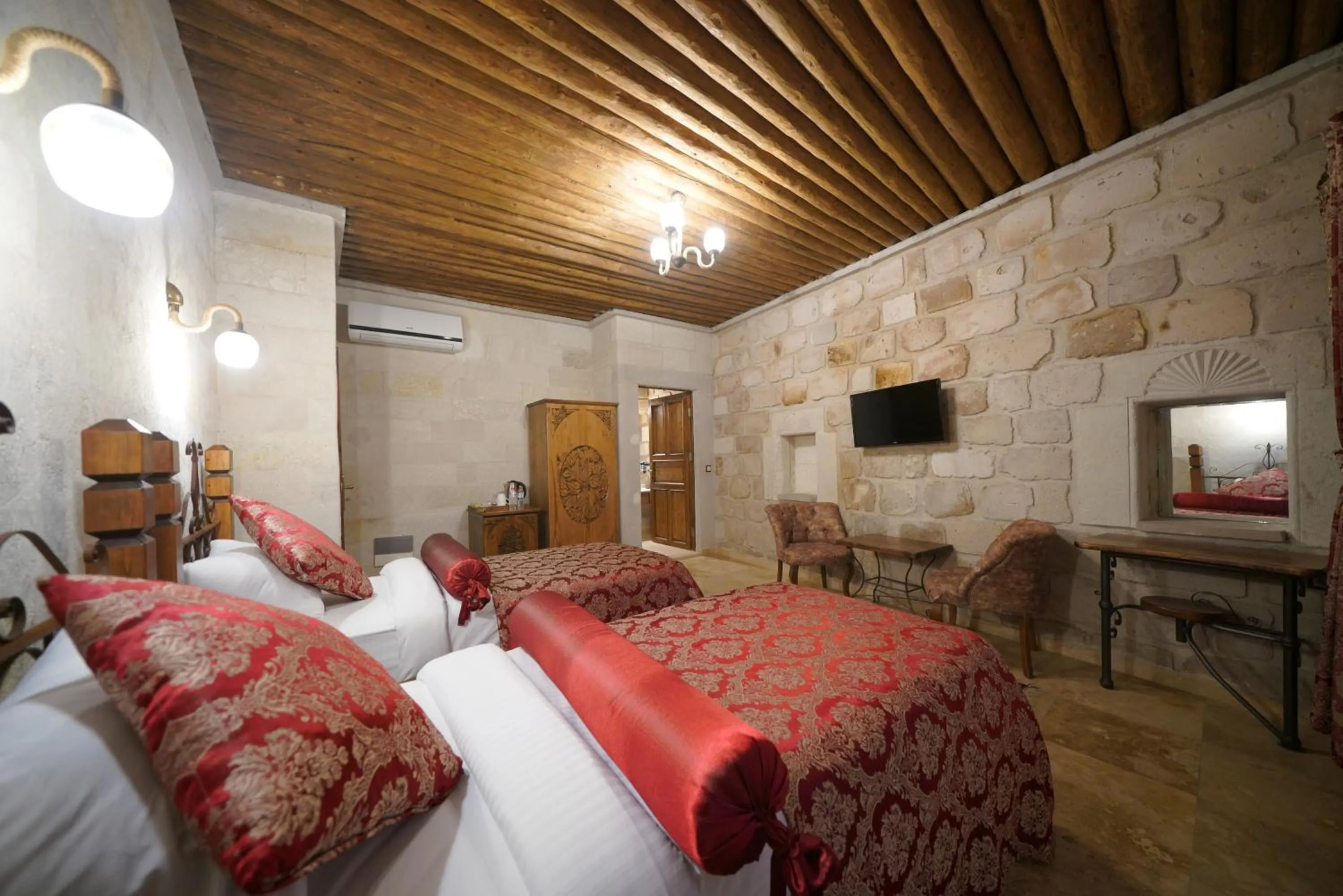 Bed in Kaya Konak Cave