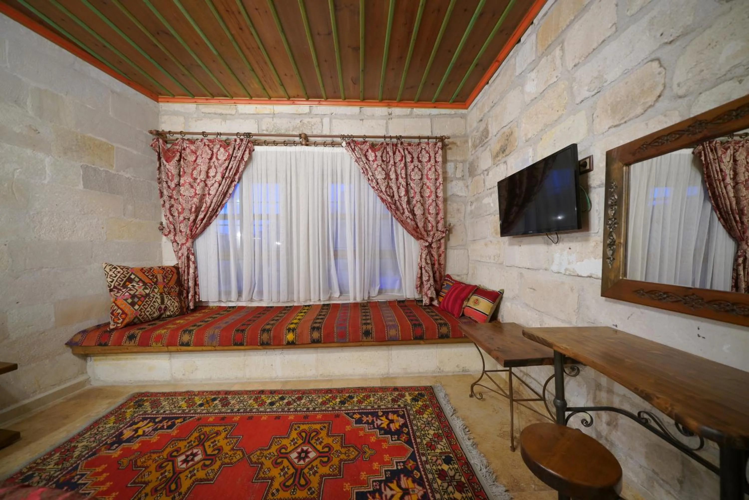 Bed in Kaya Konak Cave