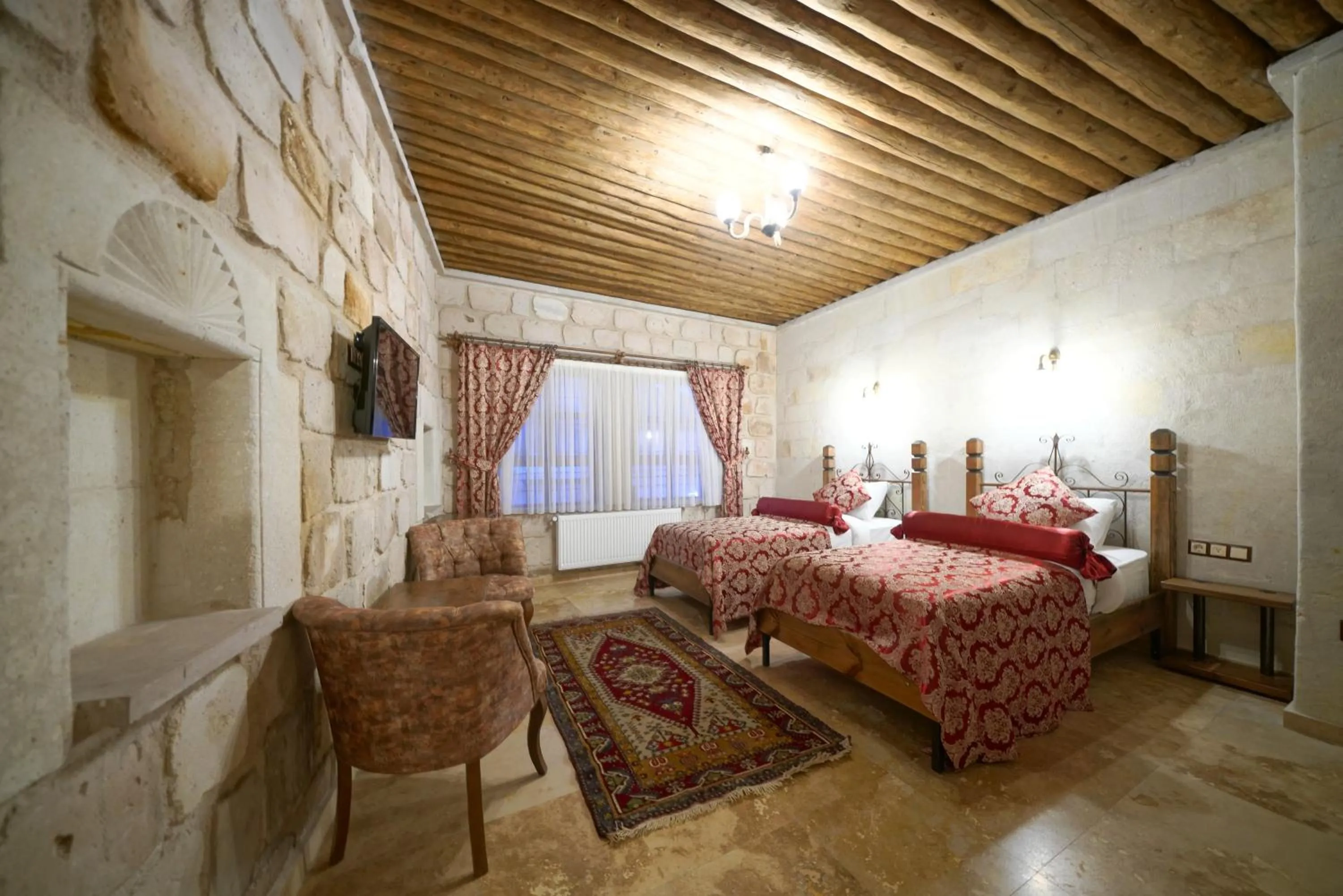 Bed in Kaya Konak Cave