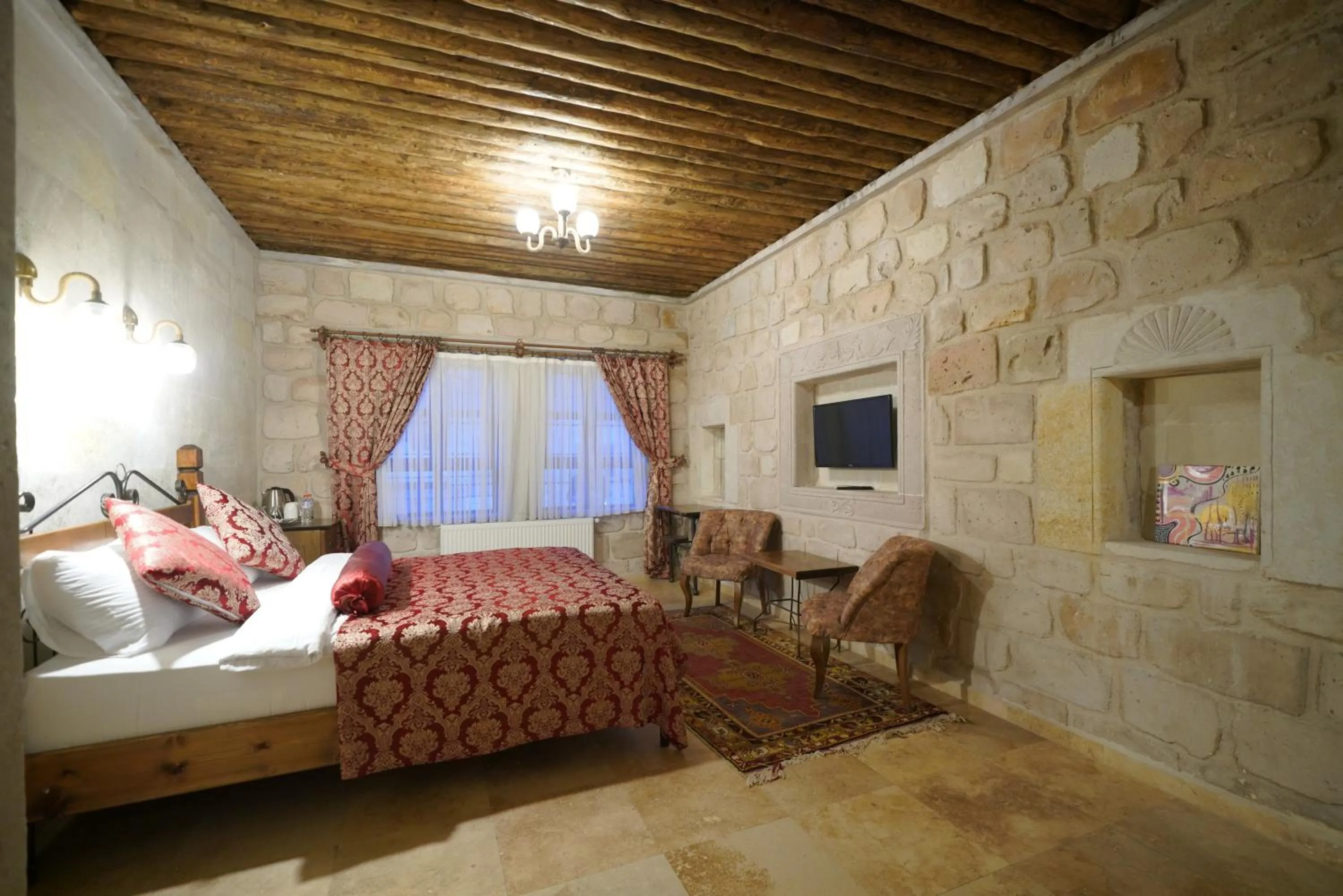 Bed in Kaya Konak Cave