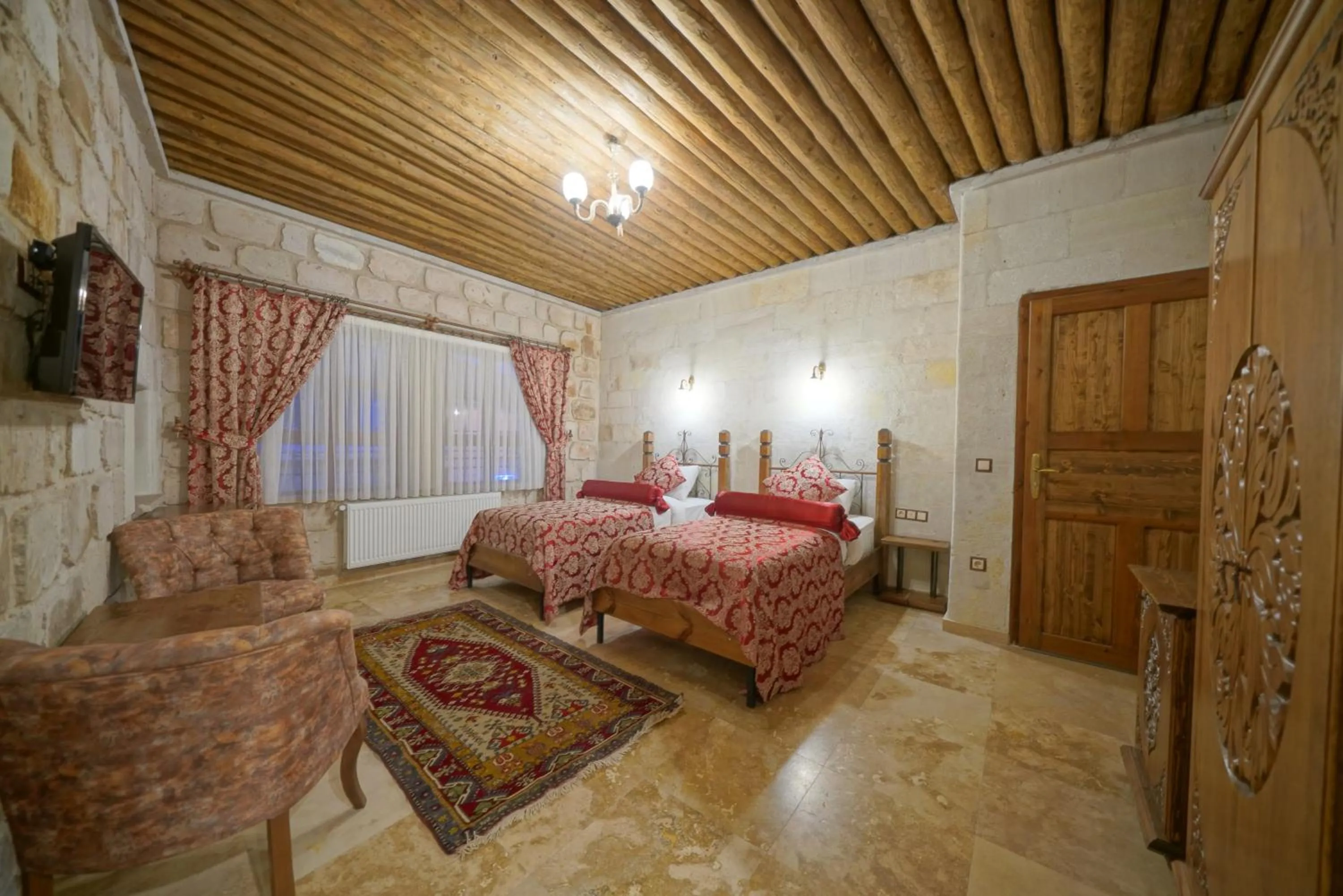 Bed in Kaya Konak Cave