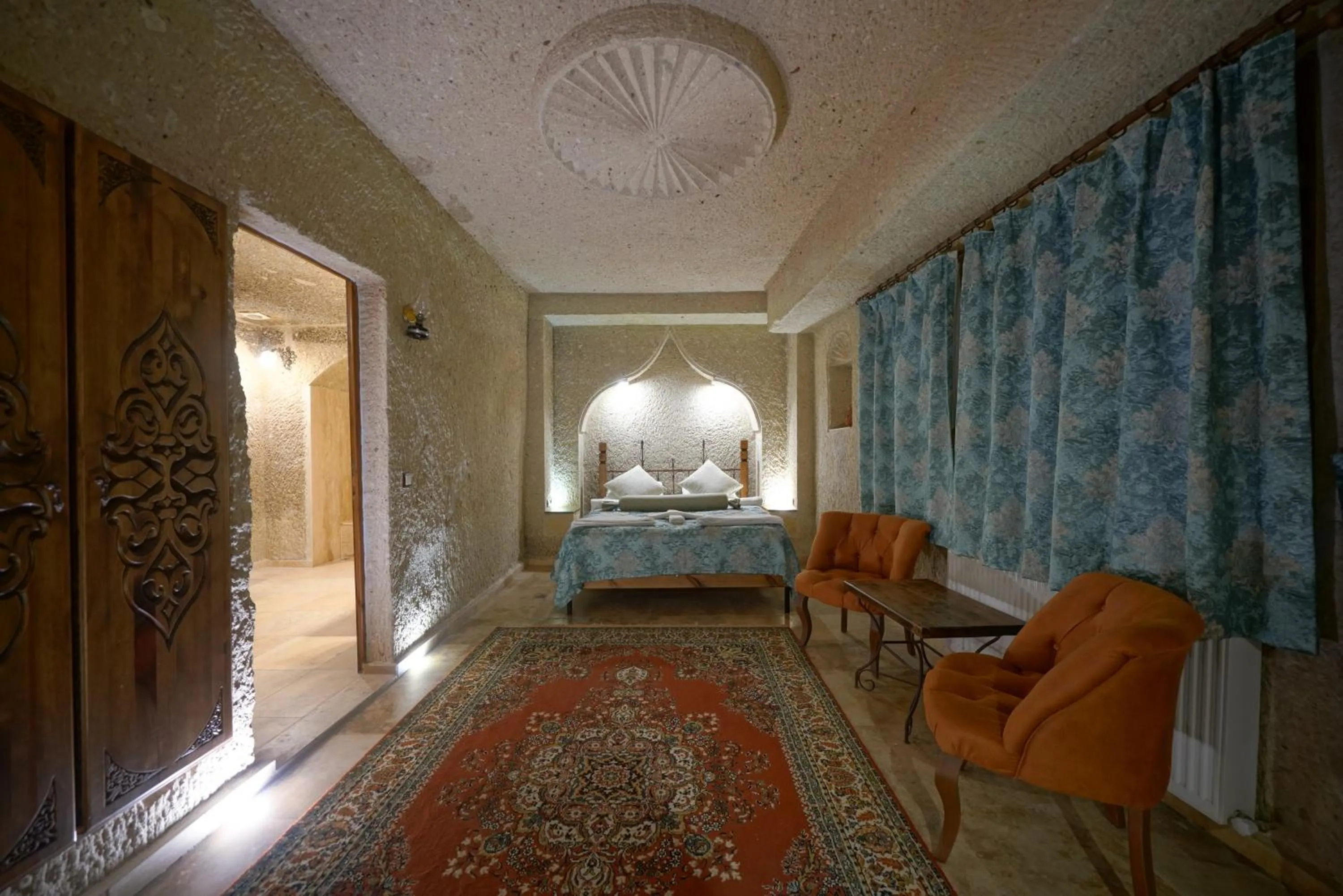 Bed in Kaya Konak Cave