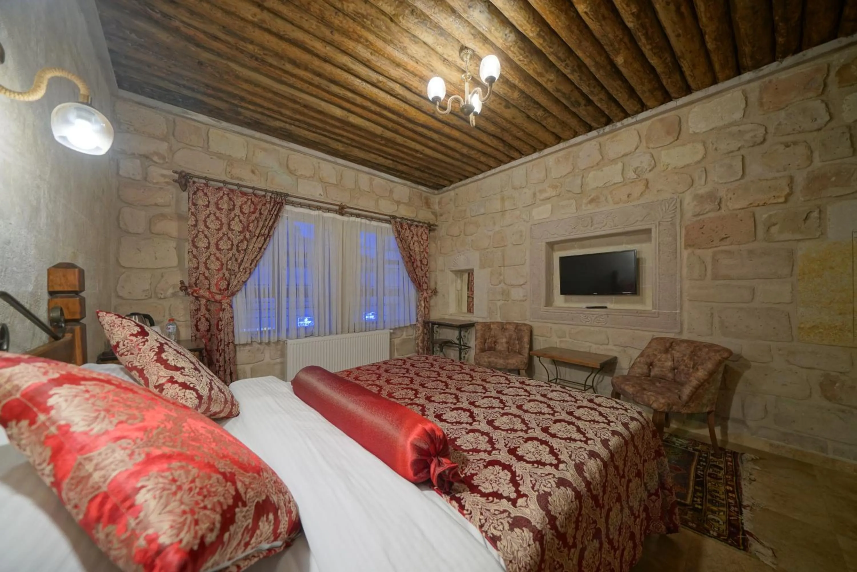 Bed in Kaya Konak Cave