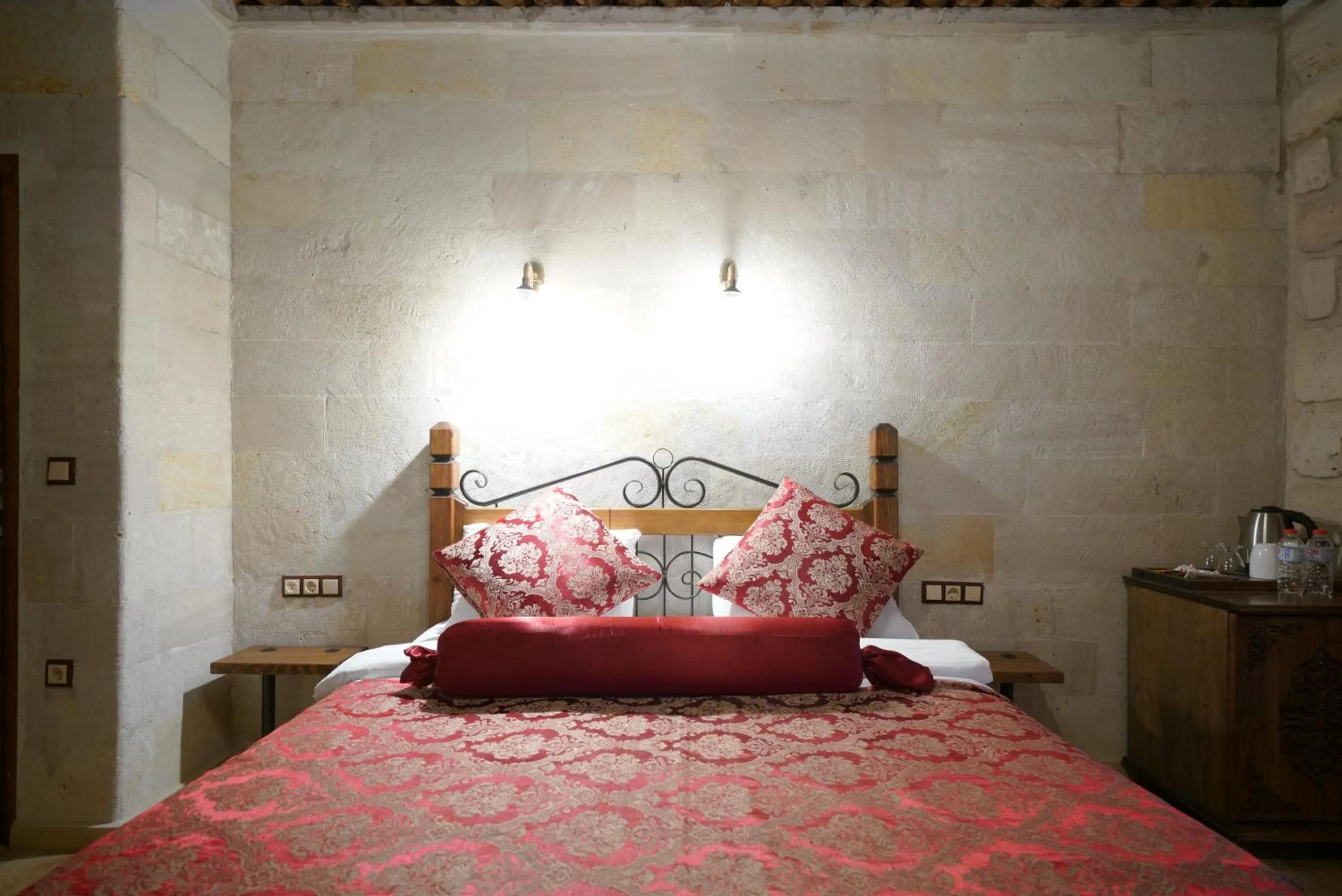 Bed in Kaya Konak Cave