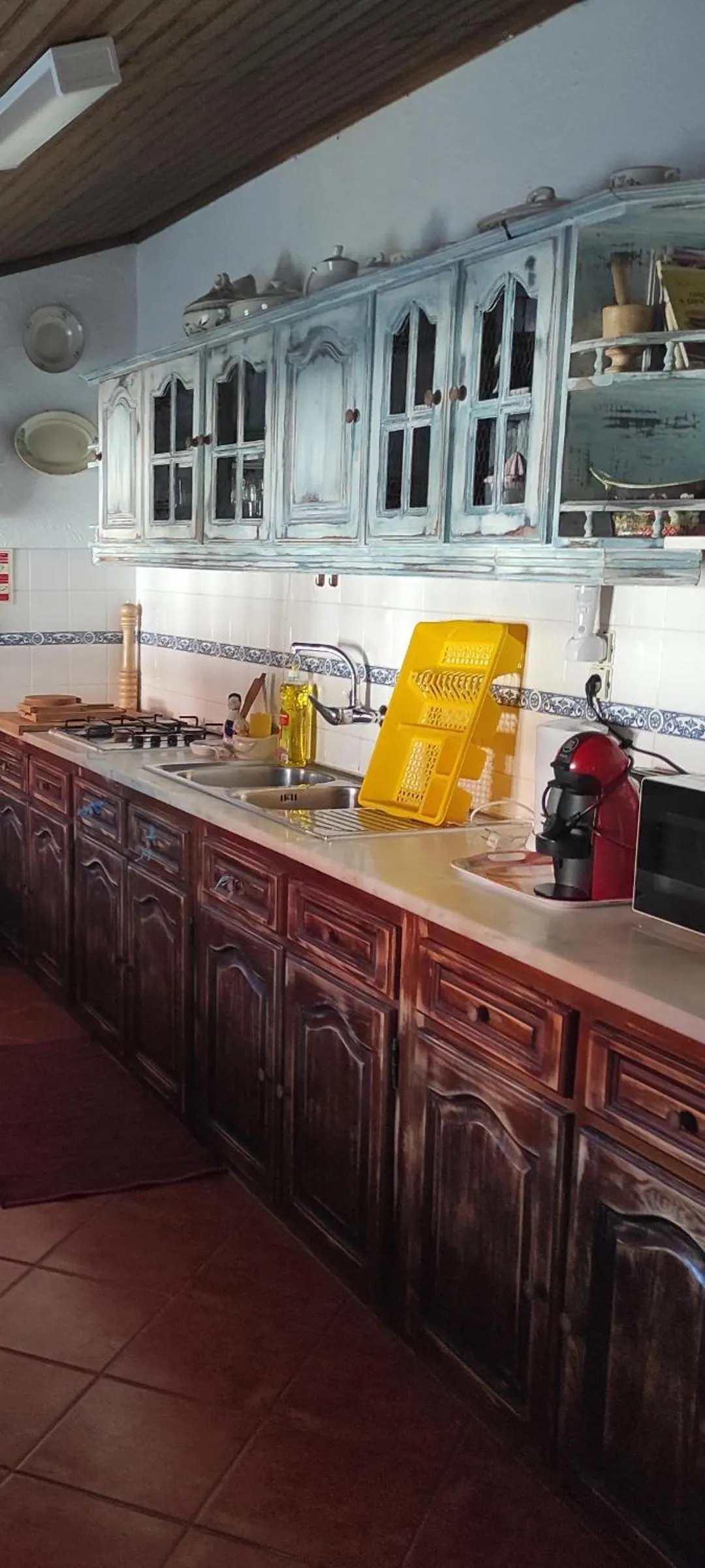 Communal kitchen in Fazenda do Marante