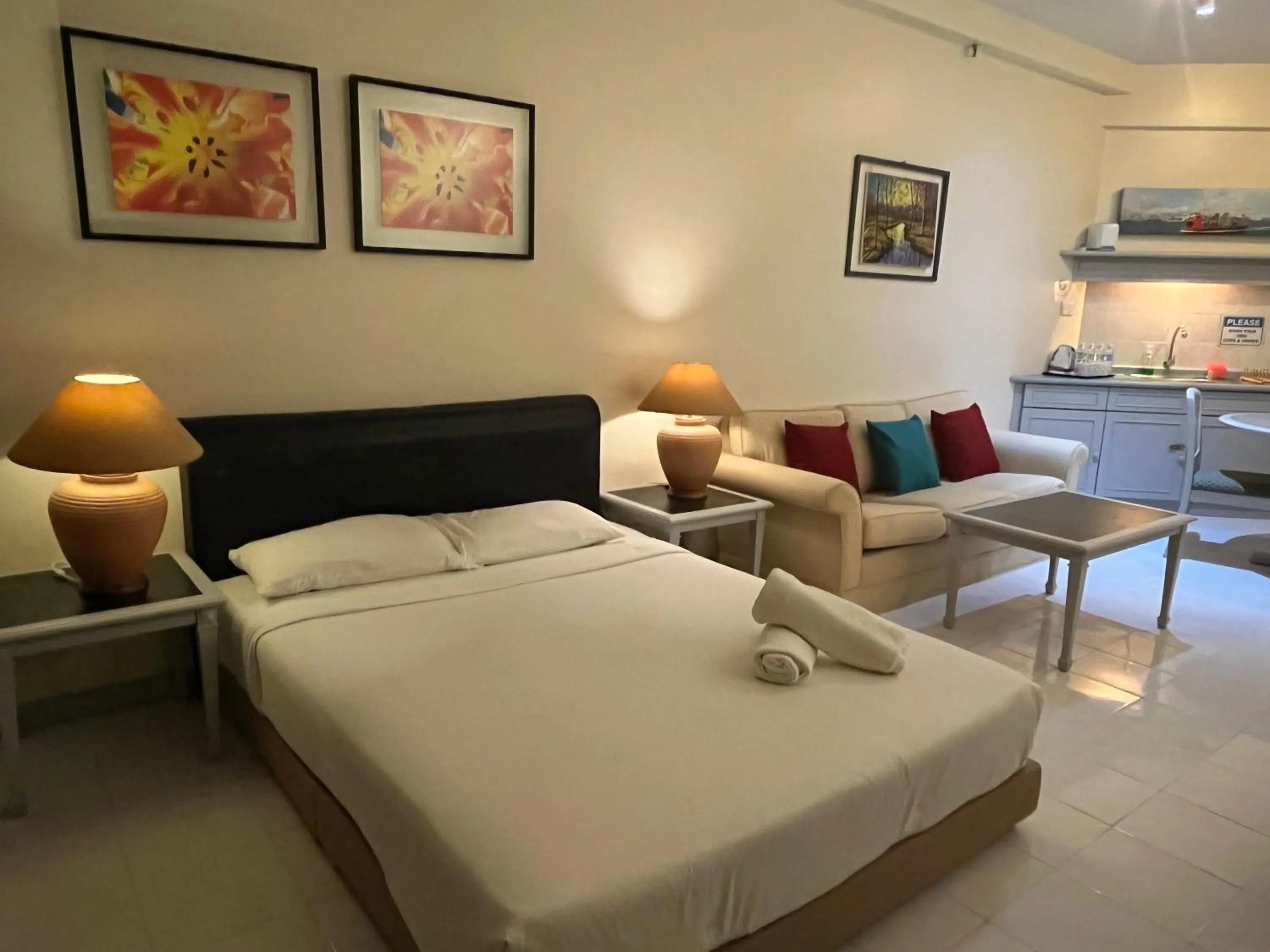 Bed in Paradise by the Sea in Penang by Veron at Rainbow Paradise