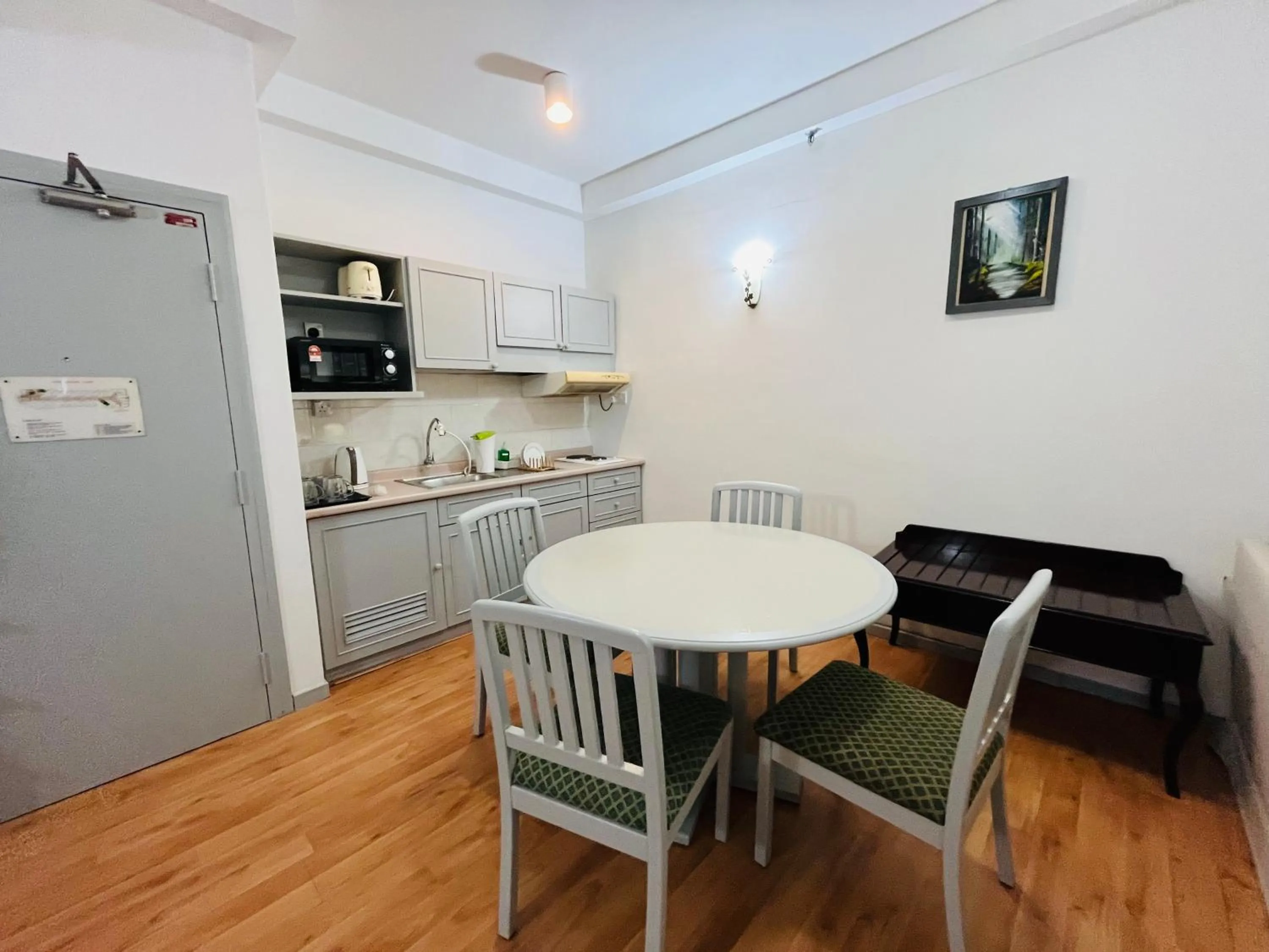 Kitchen or kitchenette in Paradise by the Sea in Penang by Veron at Rainbow Paradise