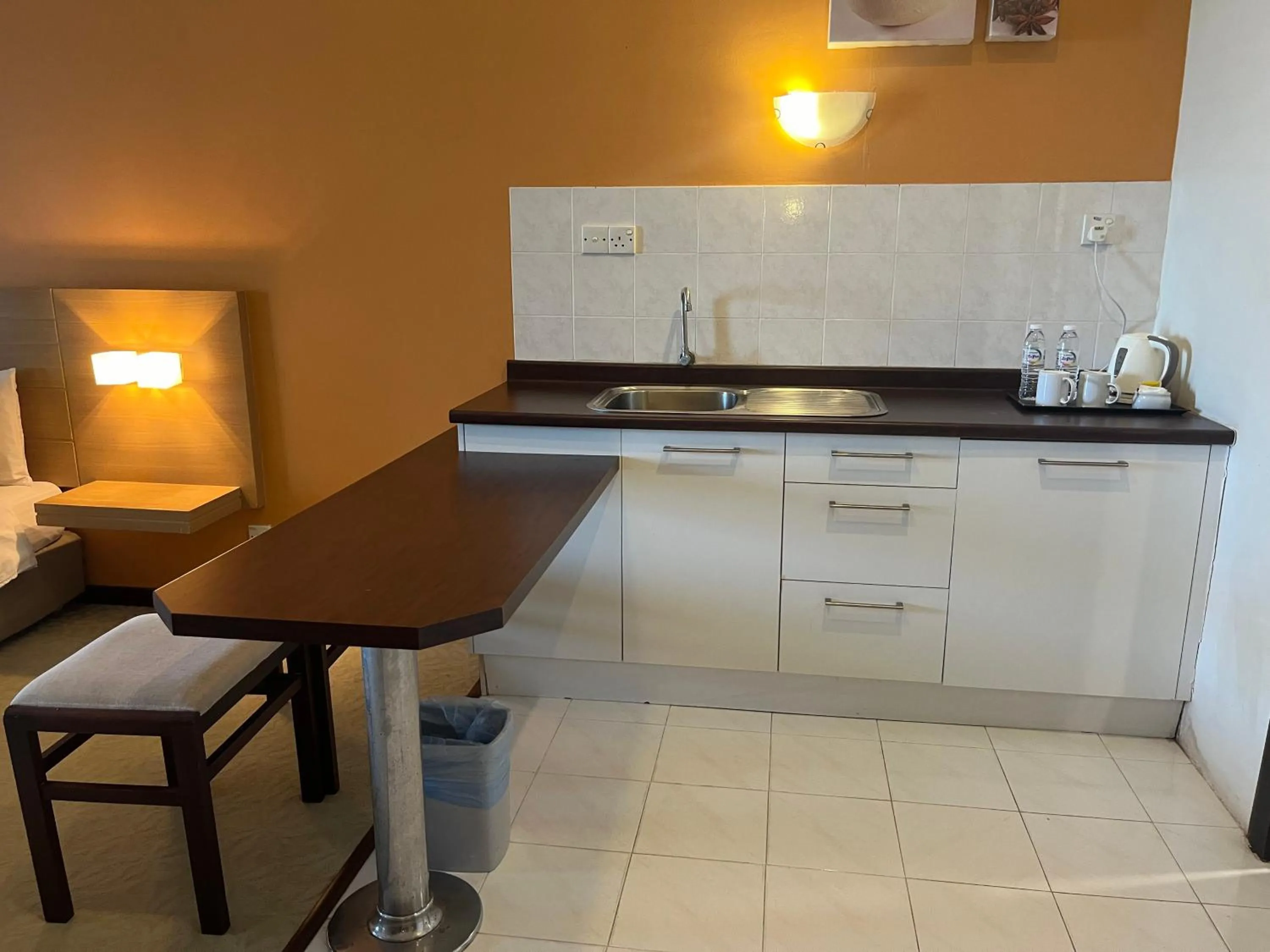 Kitchen or kitchenette in Paradise by the Sea in Penang by Veron at Rainbow Paradise