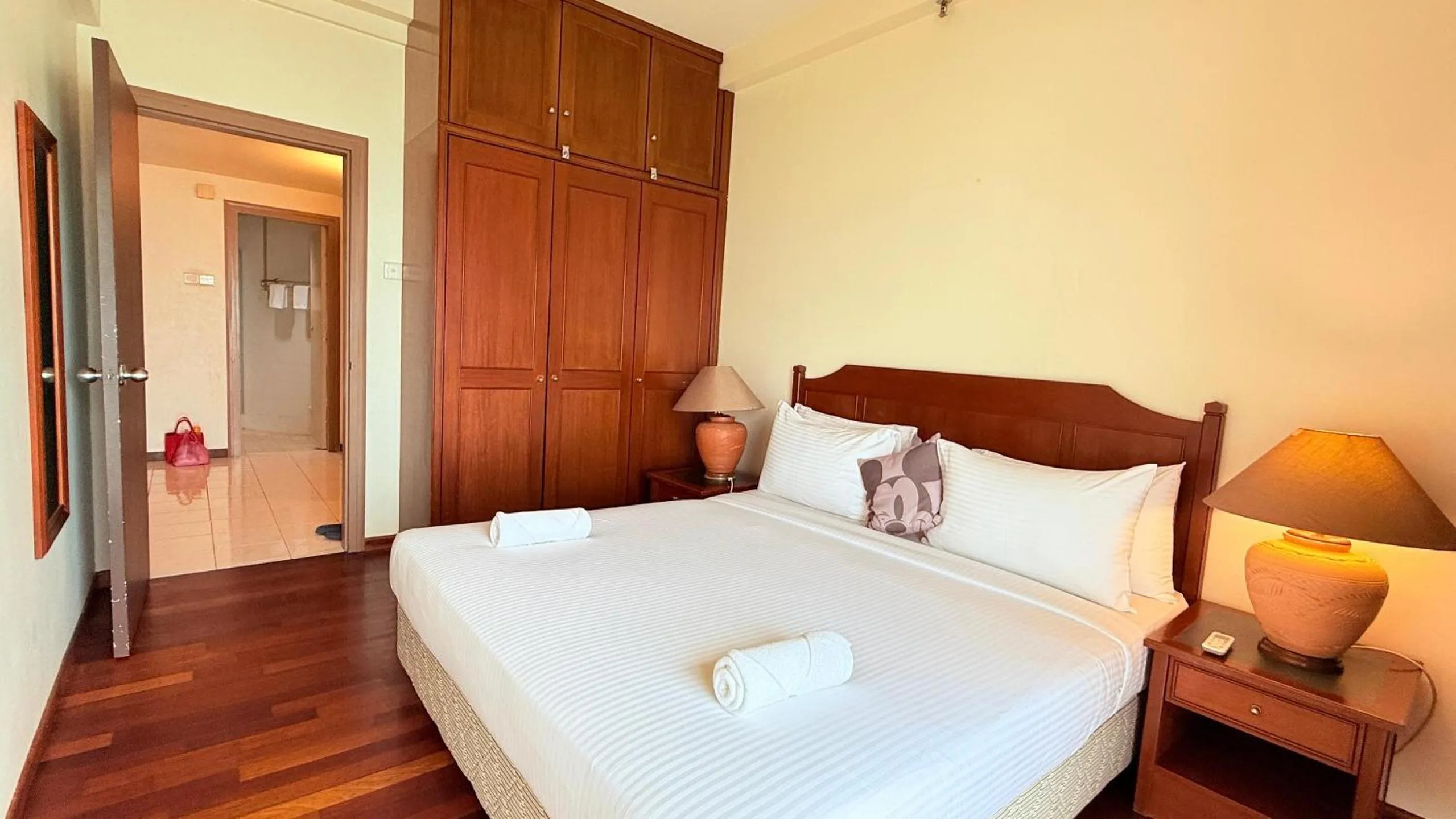 Bedroom, Bed in Paradise by the Sea in Penang by Veron at Rainbow Paradise