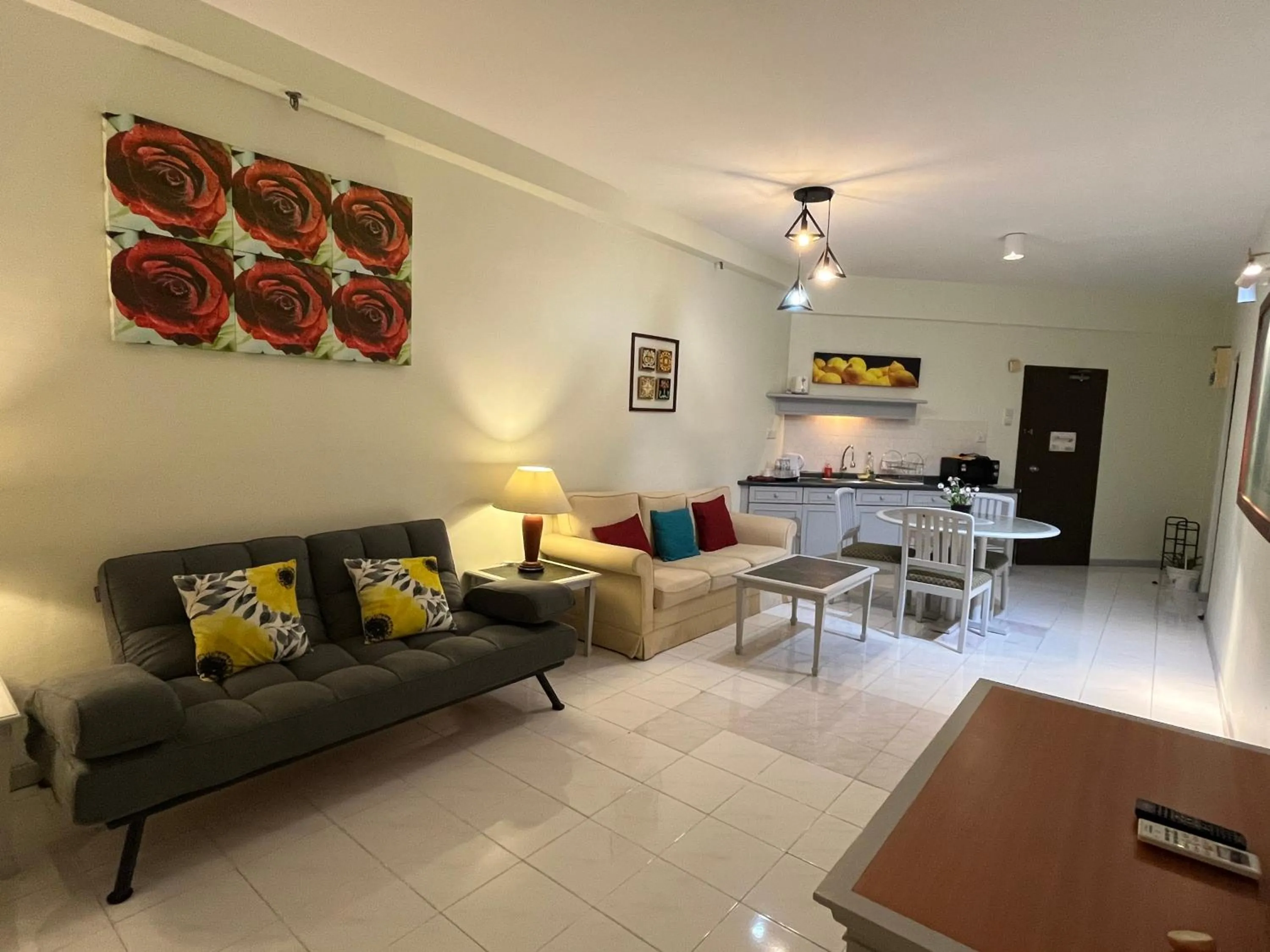 Living room in Paradise by the Sea in Penang by Veron at Rainbow Paradise