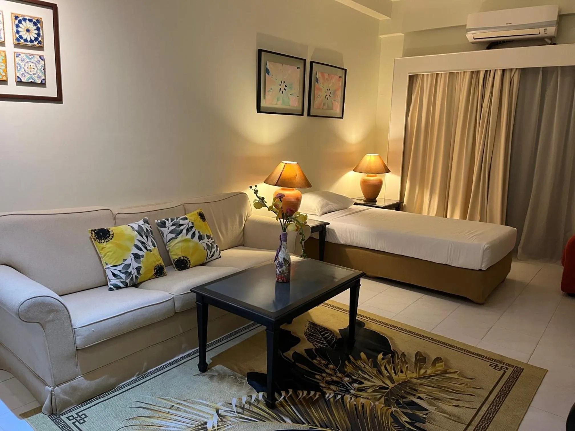 Living room, Bed in Paradise by the Sea in Penang by Veron at Rainbow Paradise