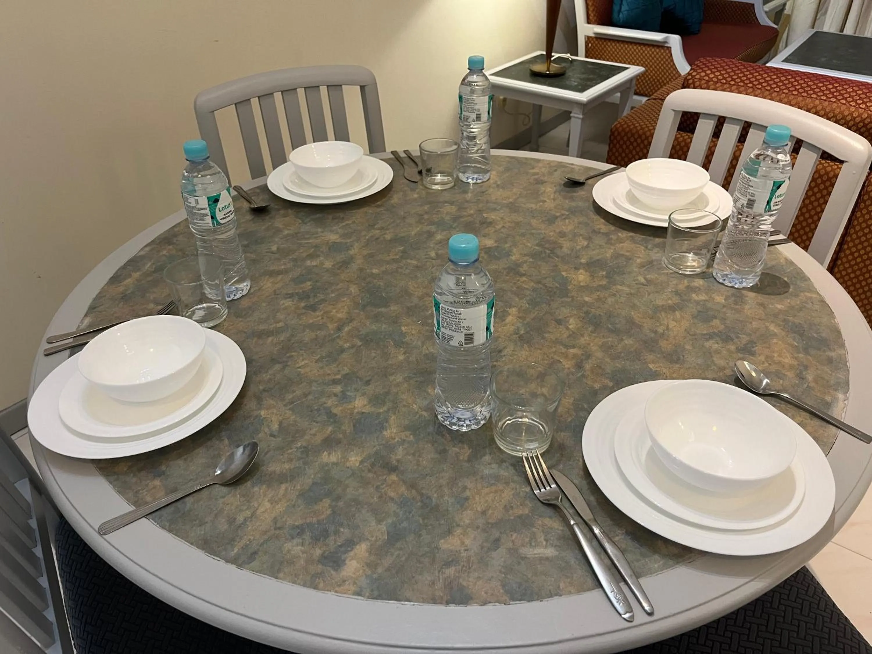 Dining area in Paradise by the Sea in Penang by Veron at Rainbow Paradise