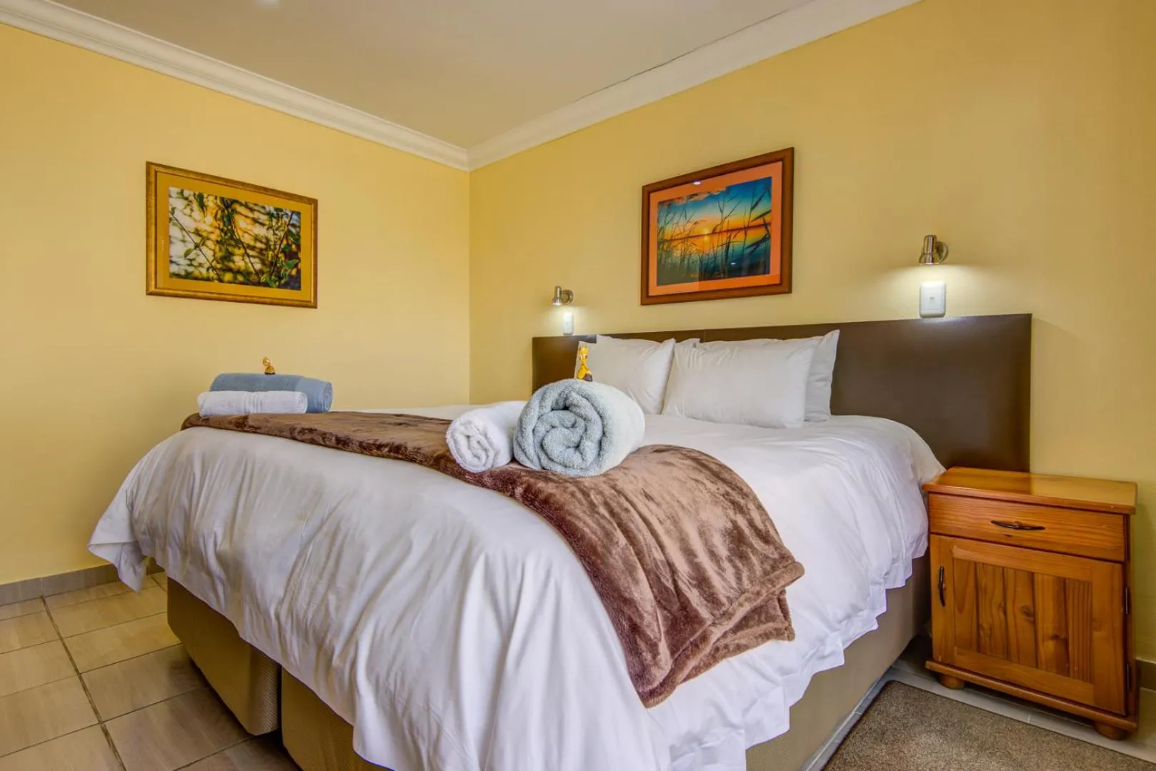 Bed in Edenvale Guest House