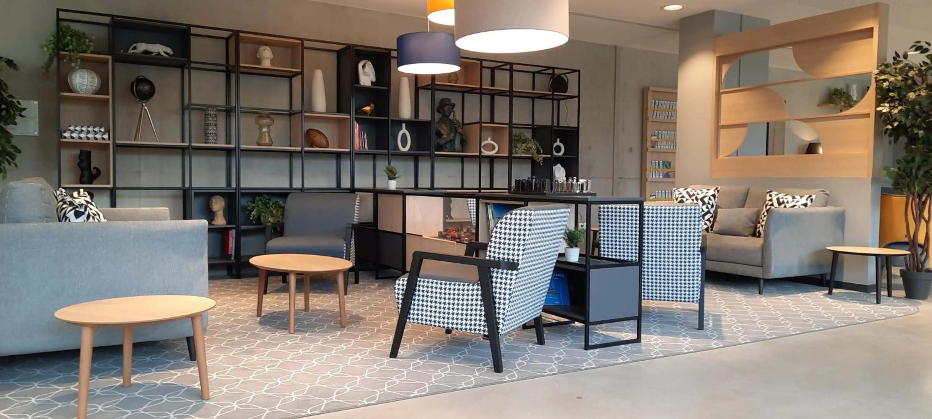 Lobby or reception in Appart Hotel Odalys City Toulouse Blagnac Aéroport