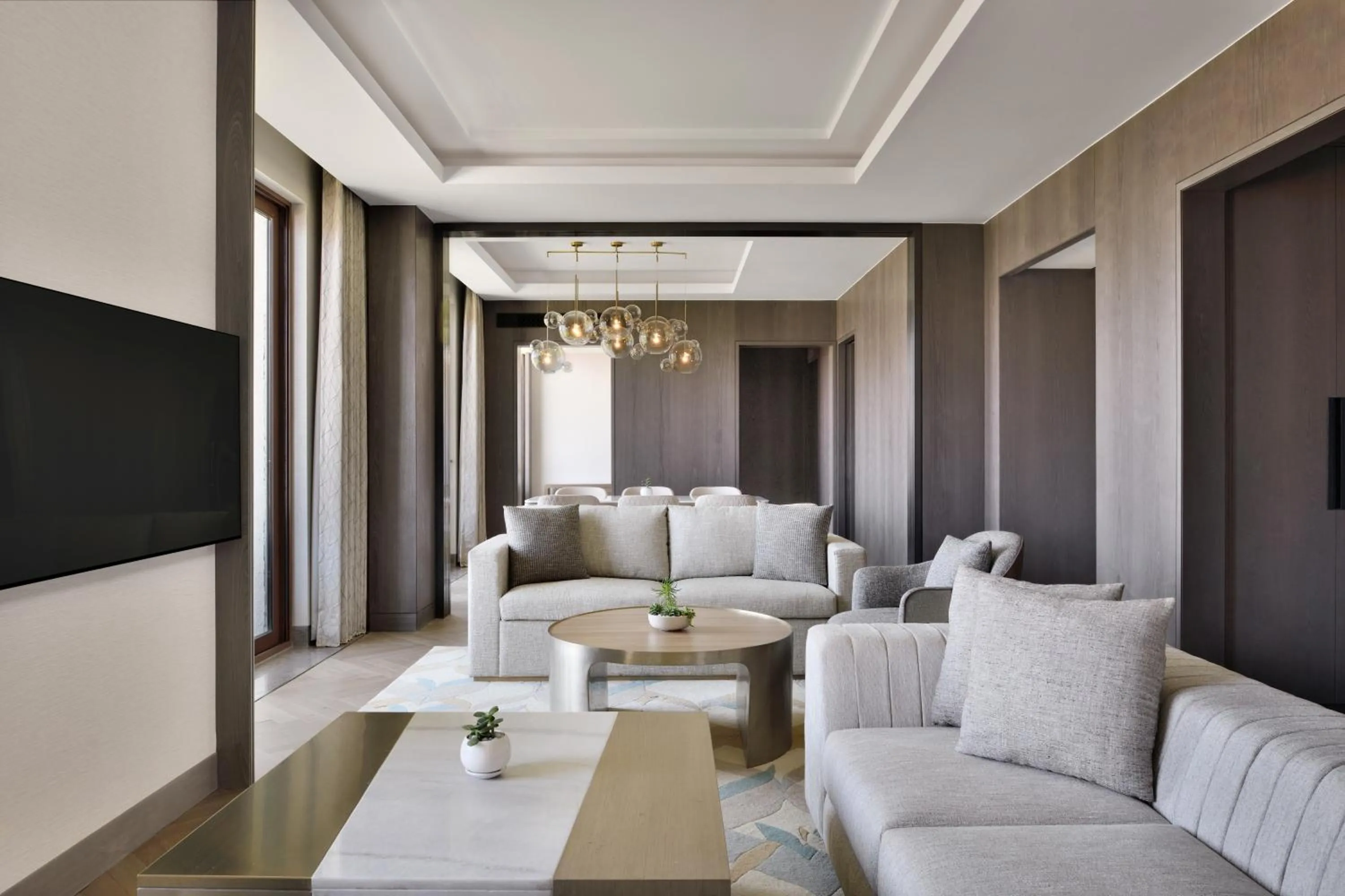 Living room in JW Marriott Hotel Bengaluru Prestige Golfshire Resort & Spa