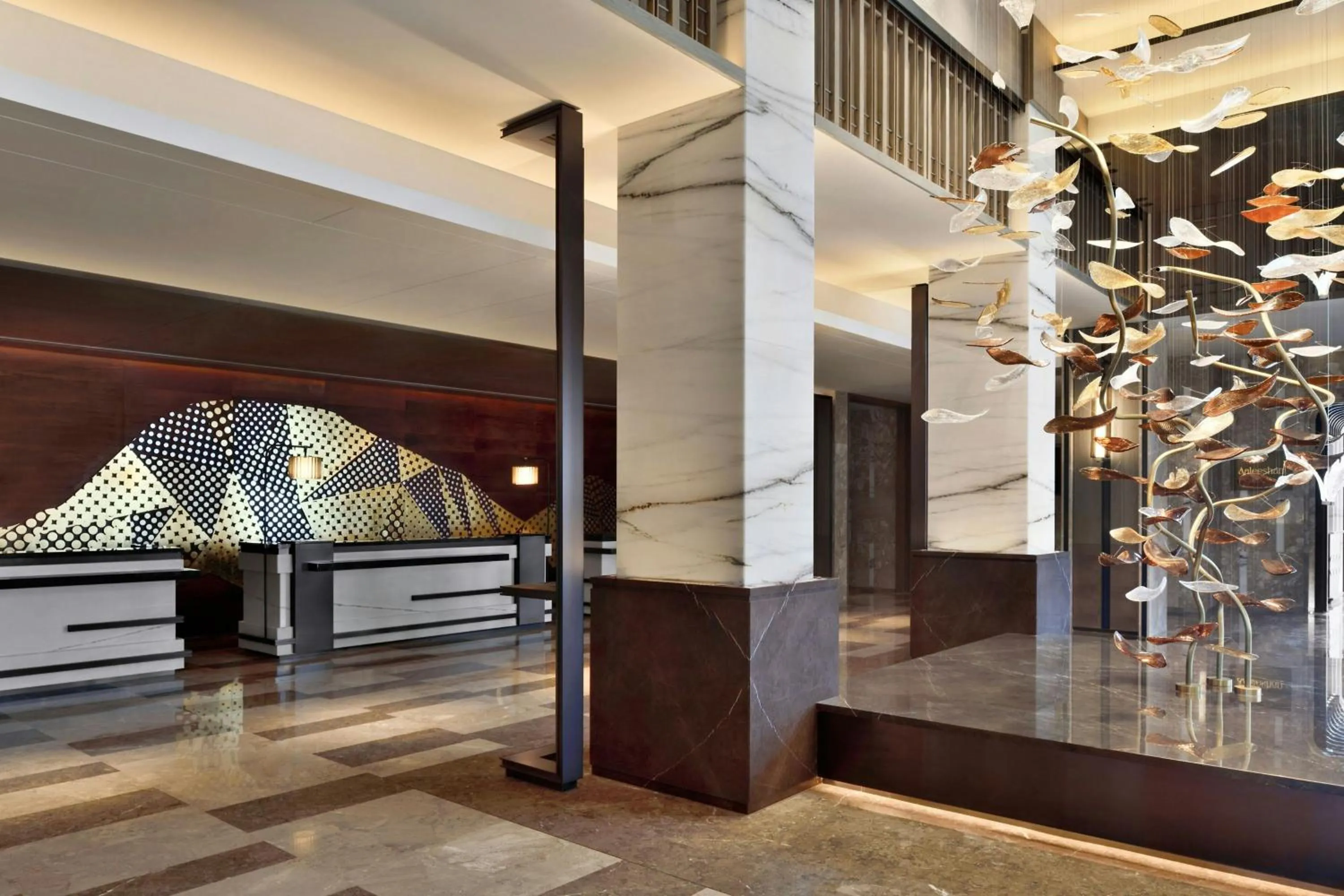Lobby or reception in JW Marriott Hotel Bengaluru Prestige Golfshire Resort & Spa