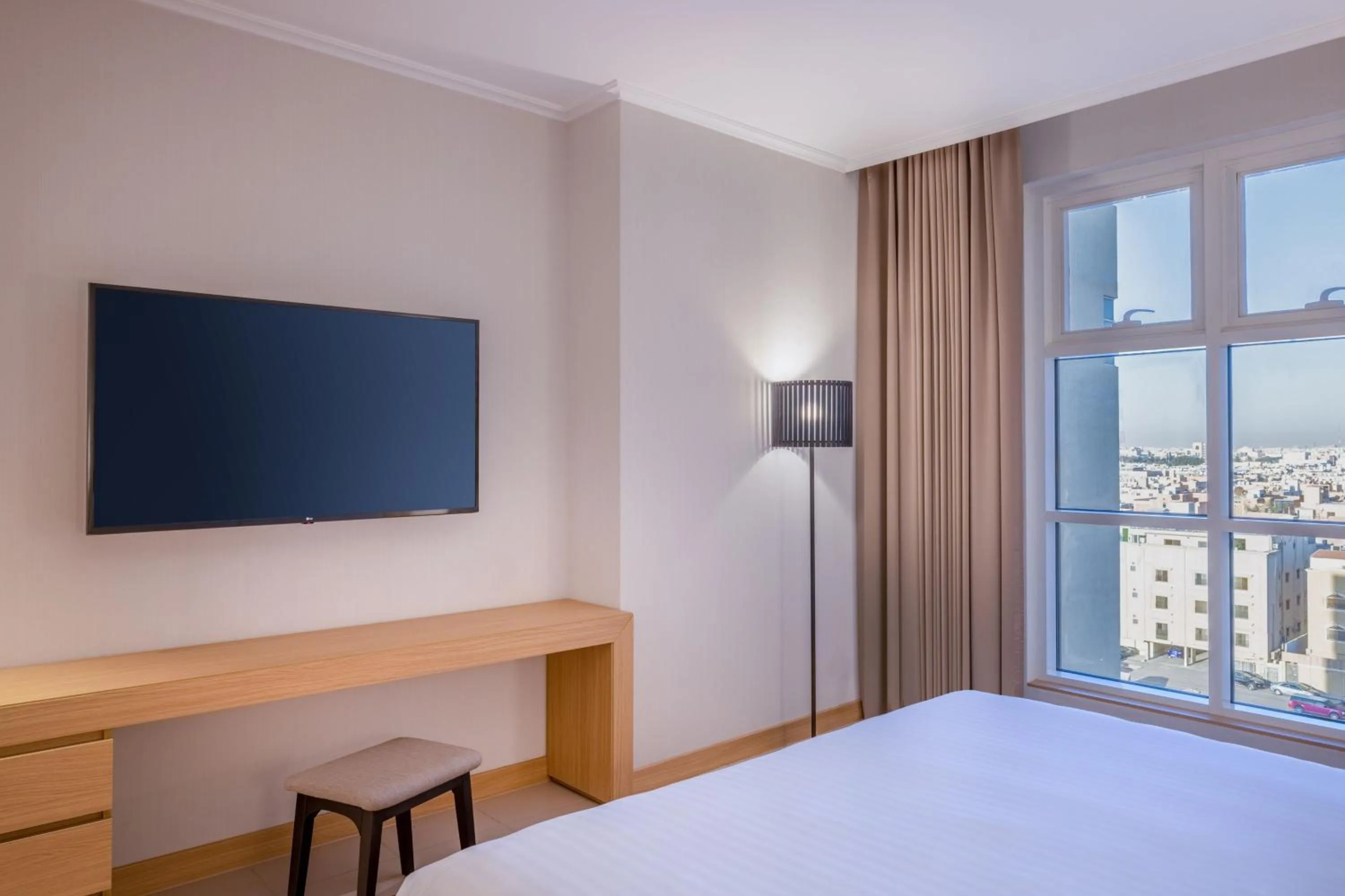 Bedroom, Bed in Residence Inn by Marriott Dammam