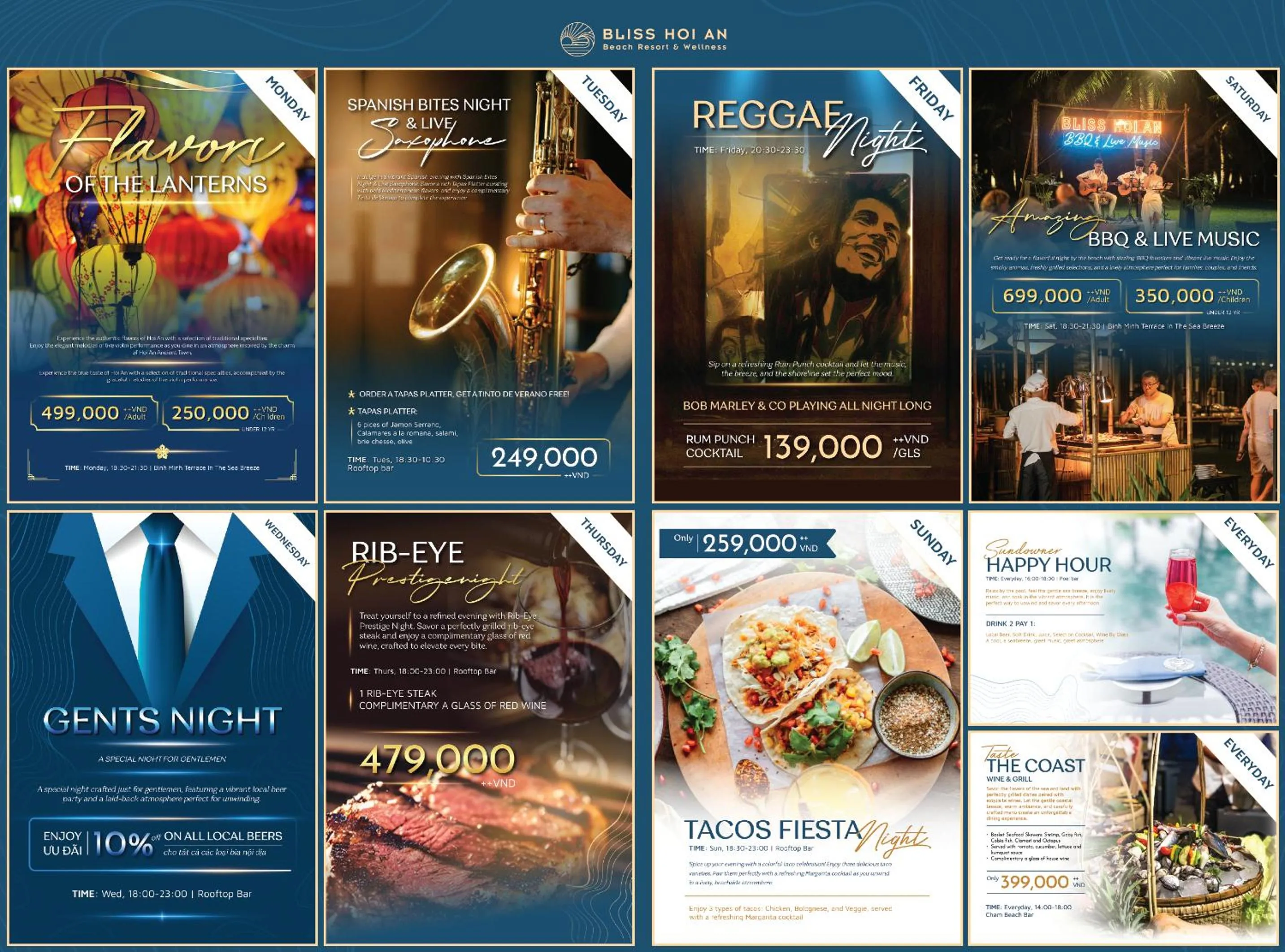 Restaurant/places to eat in Bliss Hoi An Beach Resort & Wellness