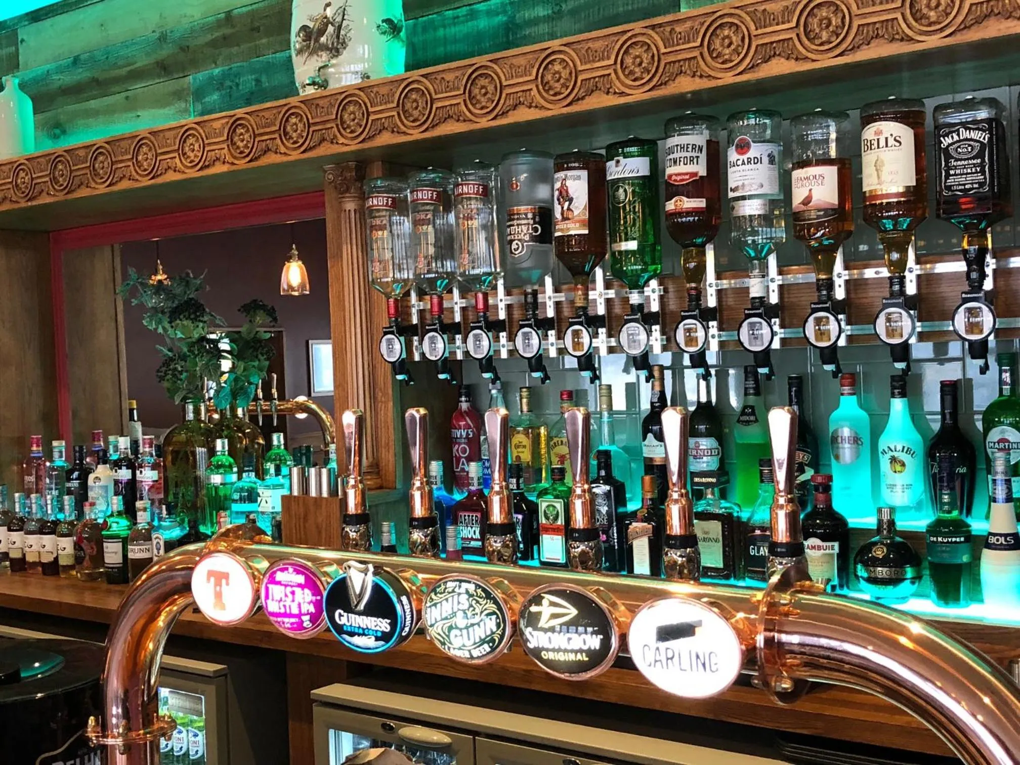 Drinks in Scone Arms Hotel