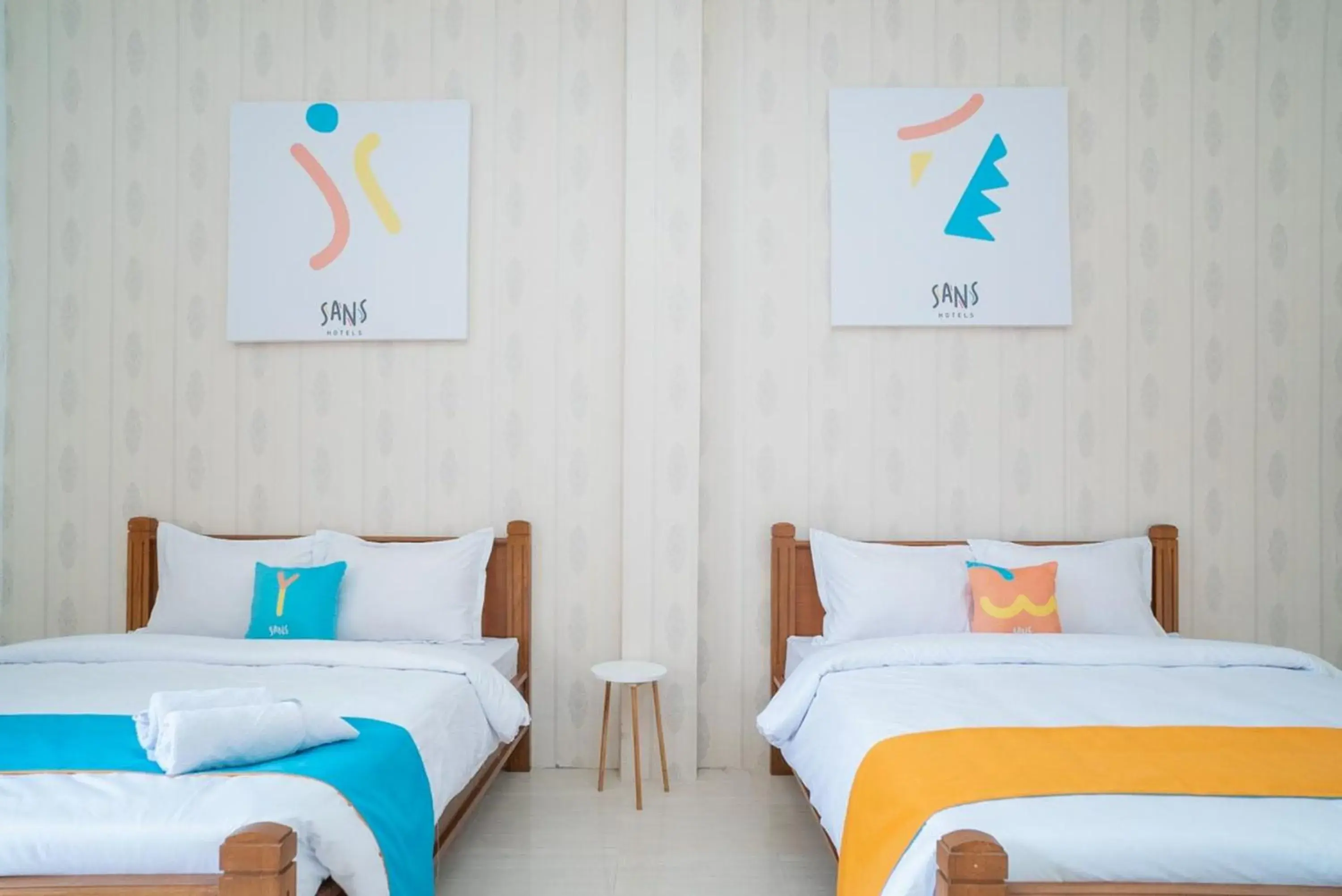 Bedroom in Sans Hotel Queen Batu Bedroom in Sans Hotel Queen Batu