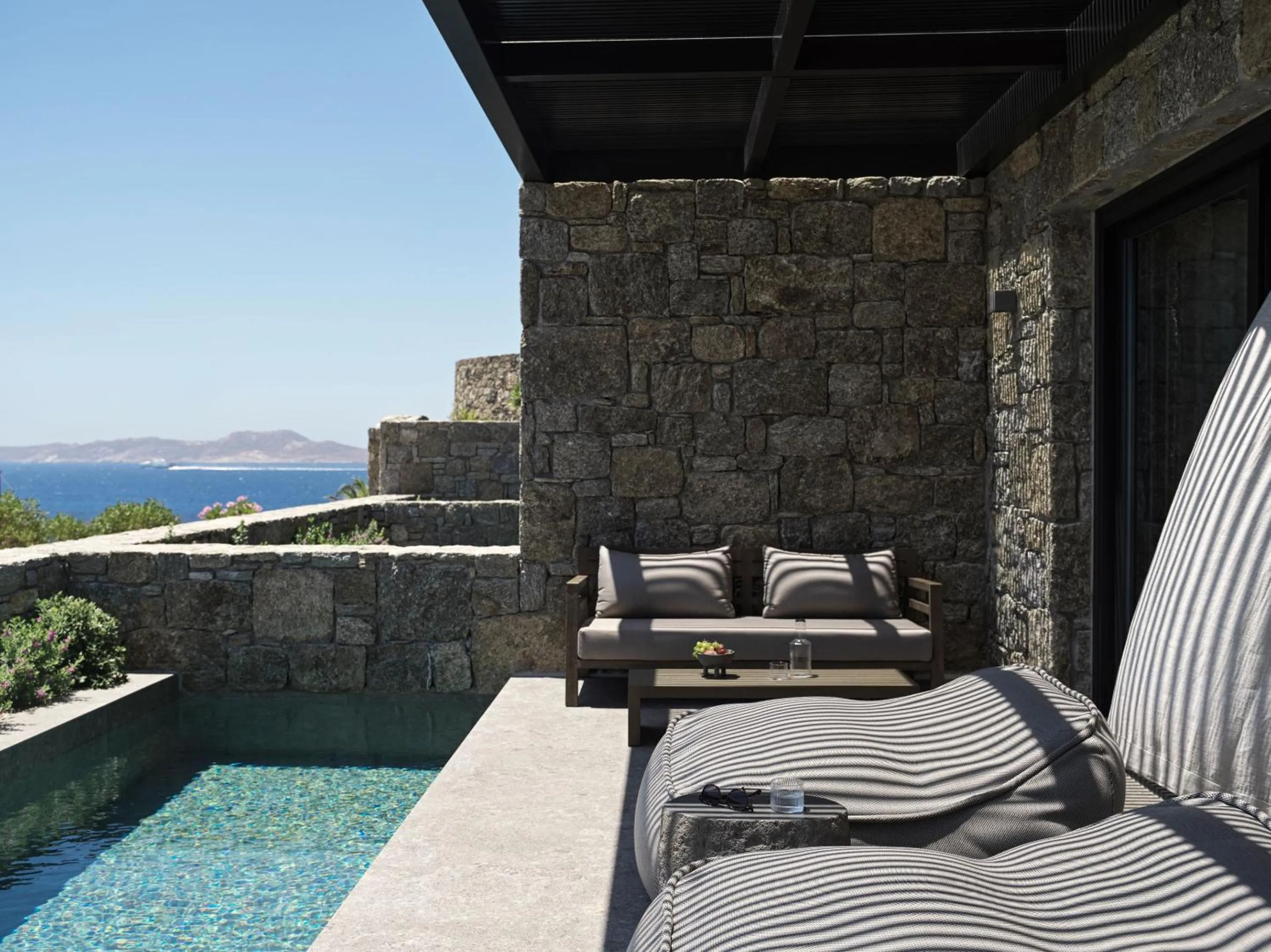 Balcony/Terrace in Noima Boutique Hotel Mykonos
