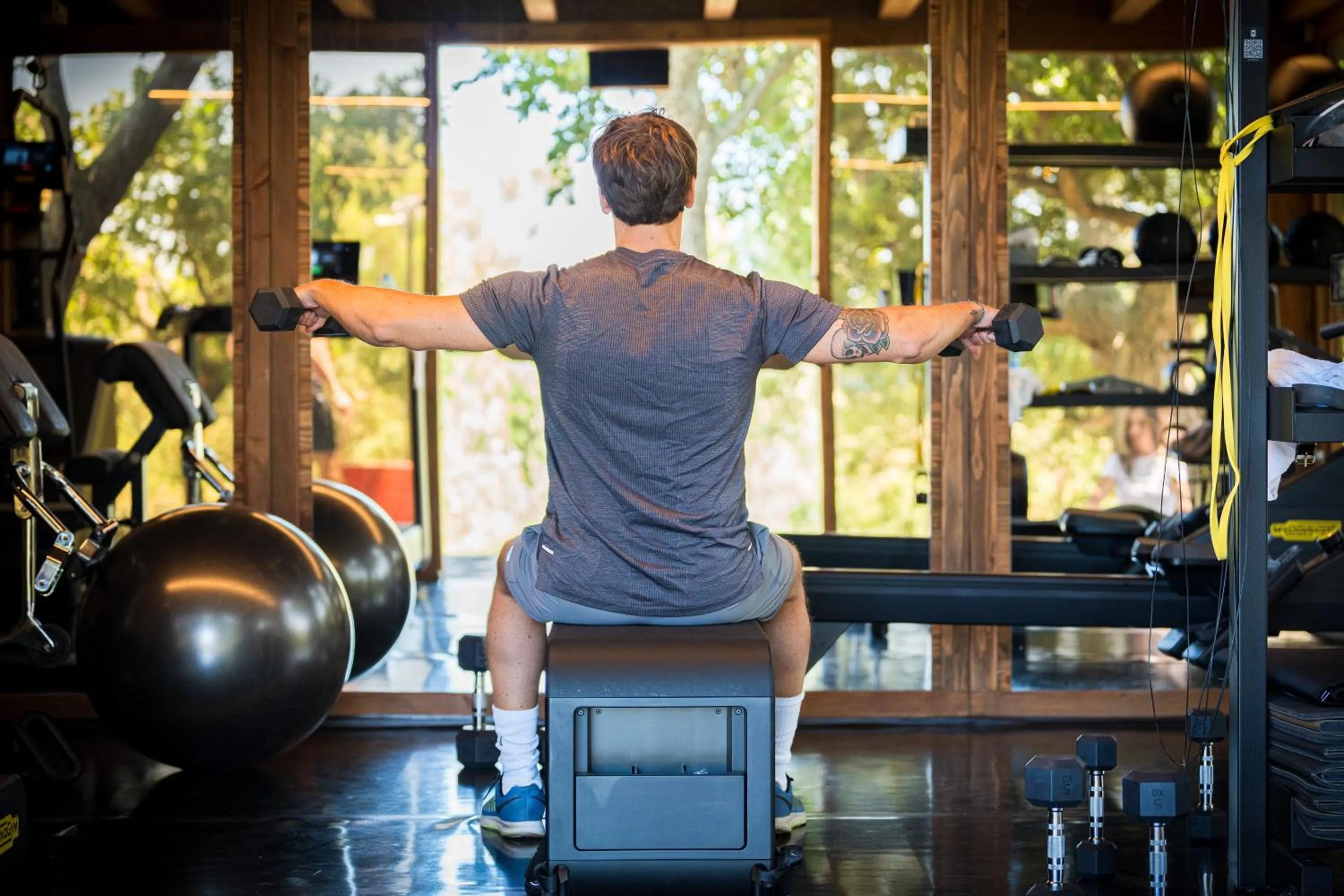 Fitness centre/facilities in Hang Loose Cottage Hotel & Resort 4 stelle Gizzeria Calabria