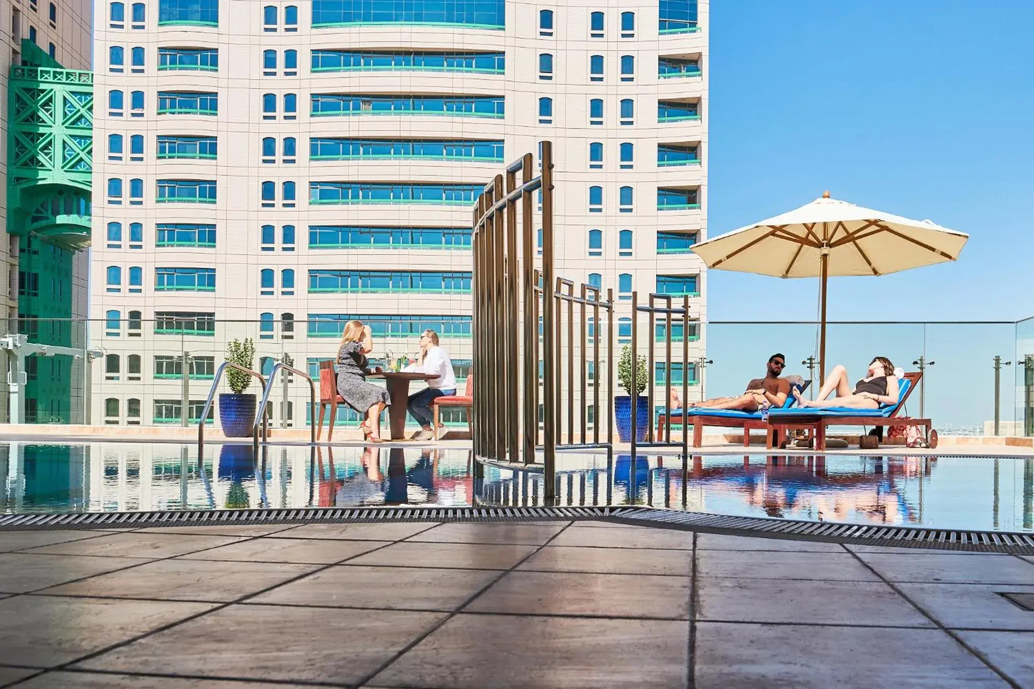 Swimming pool in Carlton Dubai Creek Hotel Swimming pool in Carlton Dubai Creek Hotel
