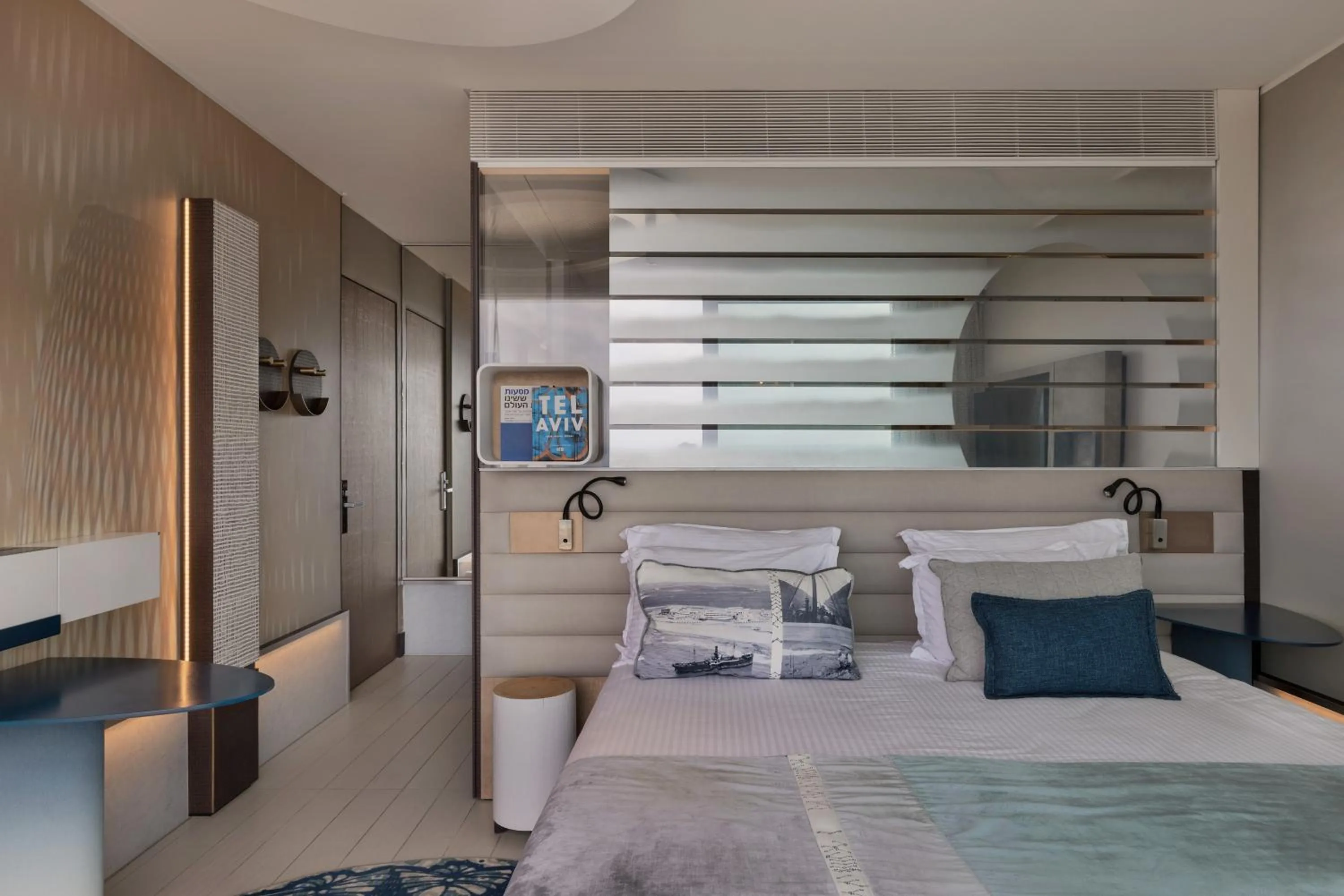 Bed in Port Tower by Isrotel Design