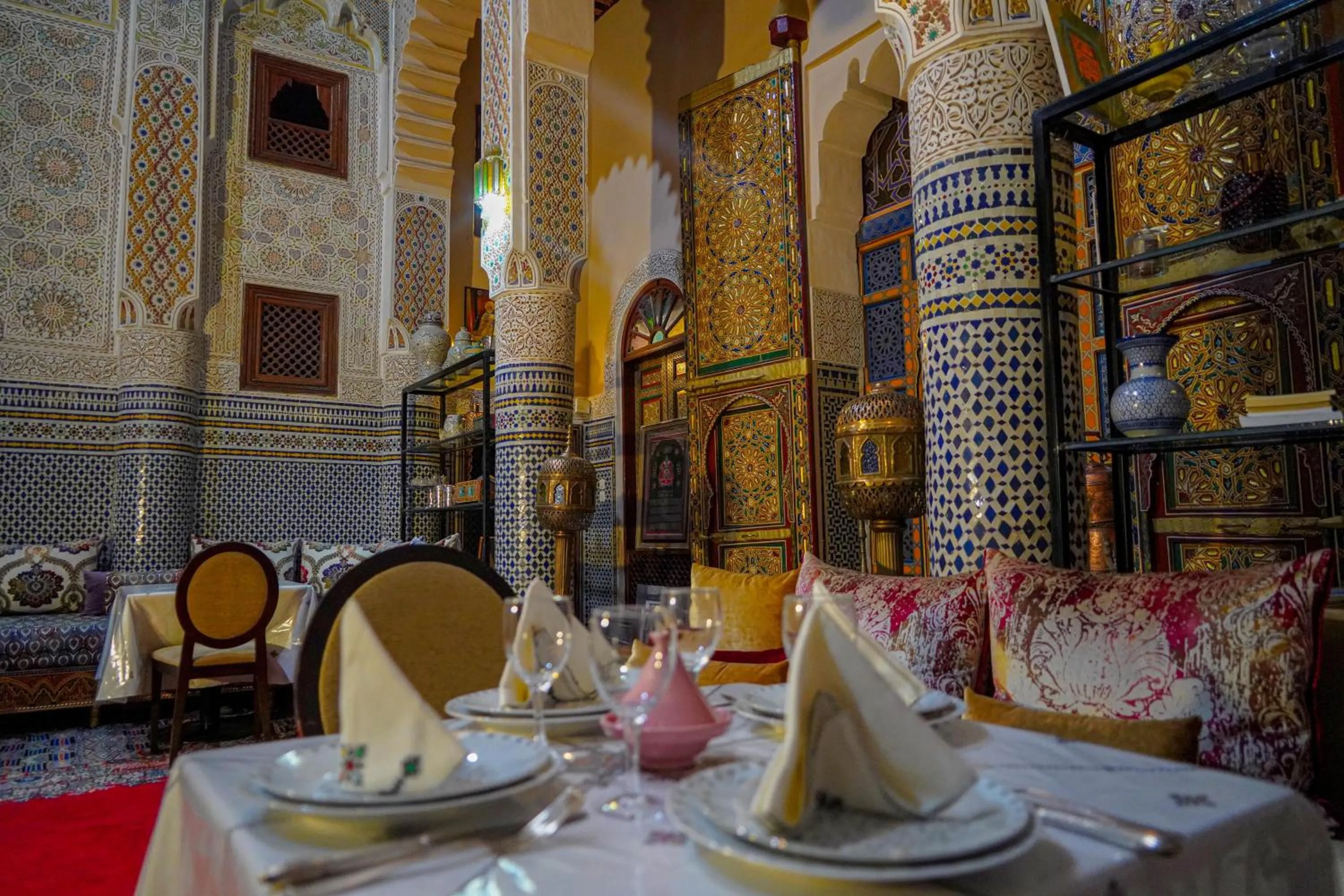 Restaurant/places to eat in Riad Hadia Fes - Prestige Stay