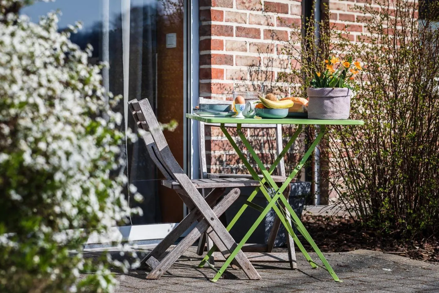 Patio in Le Garage