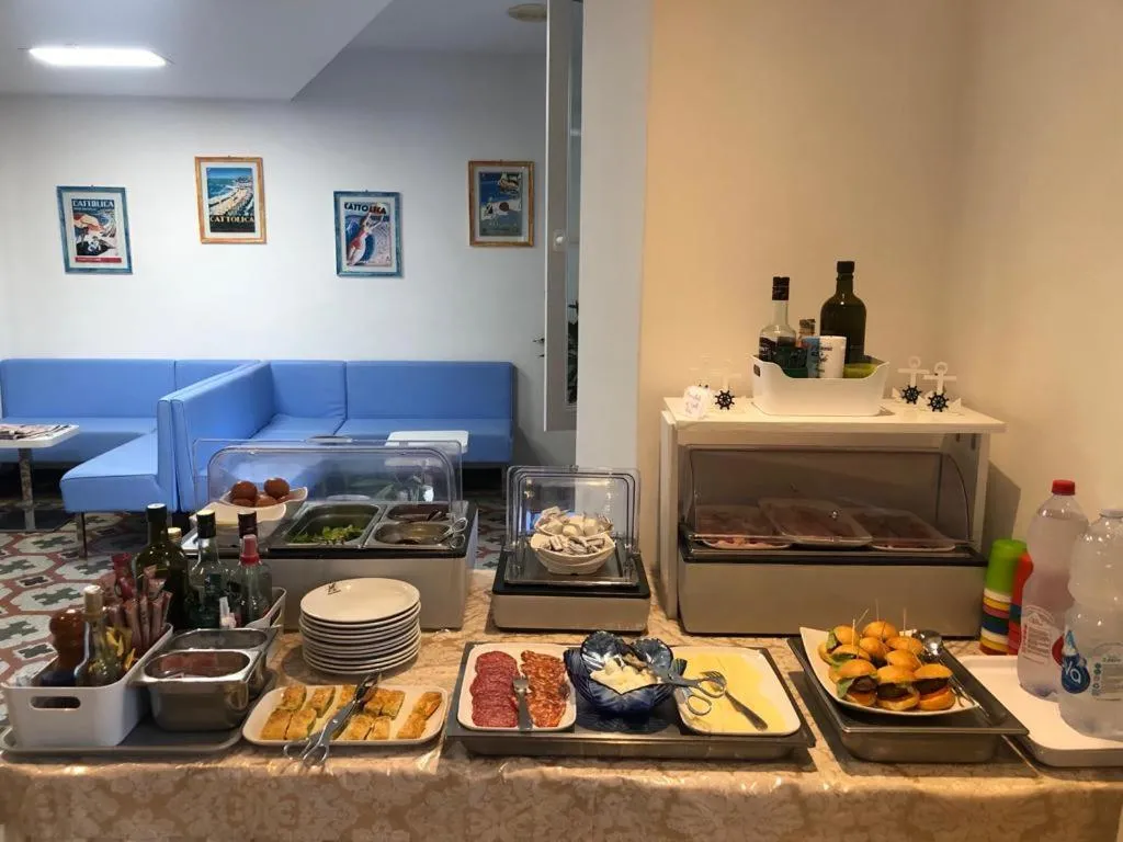 Buffet breakfast in Hotel Mirabella
