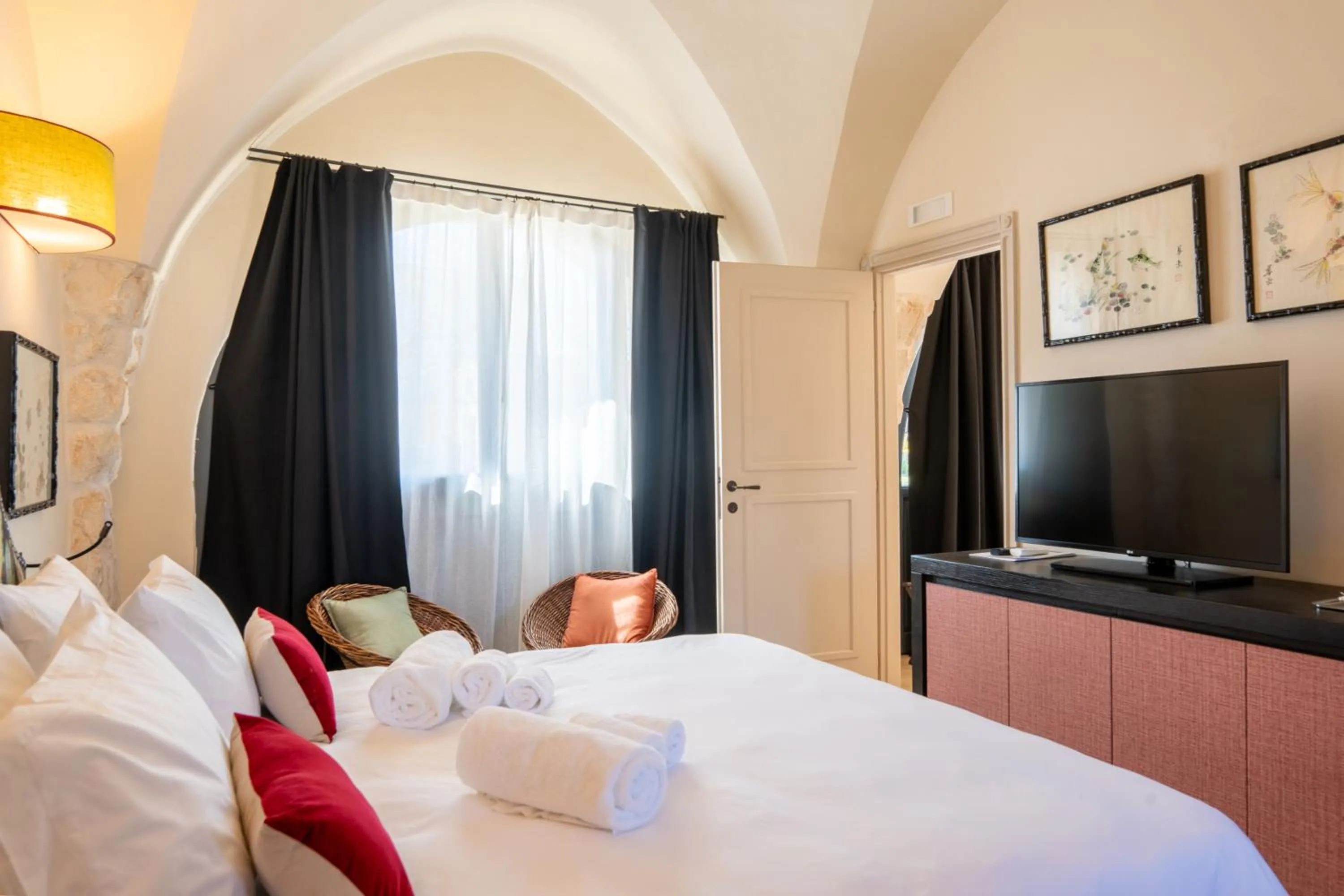 Bedroom, Bed in Masseria Santo Scalone