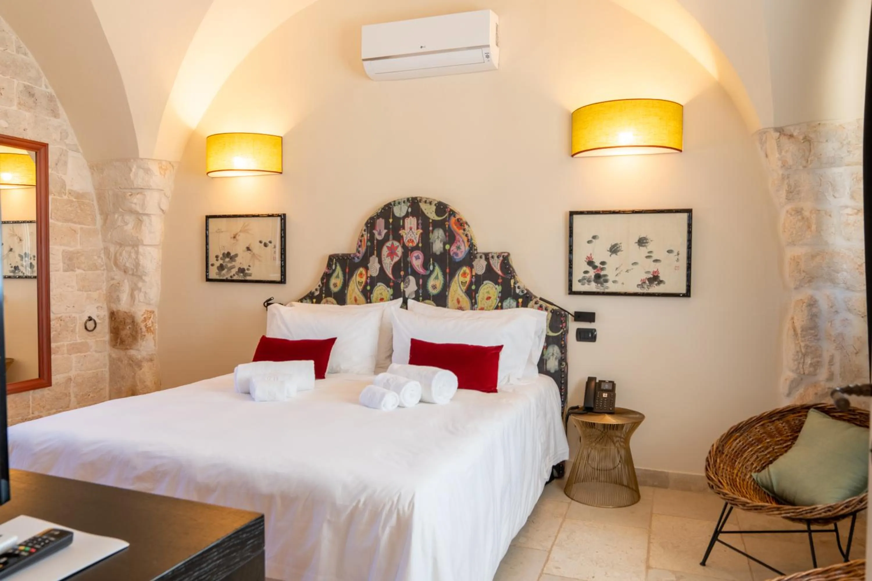Bedroom, Bed in Masseria Santo Scalone