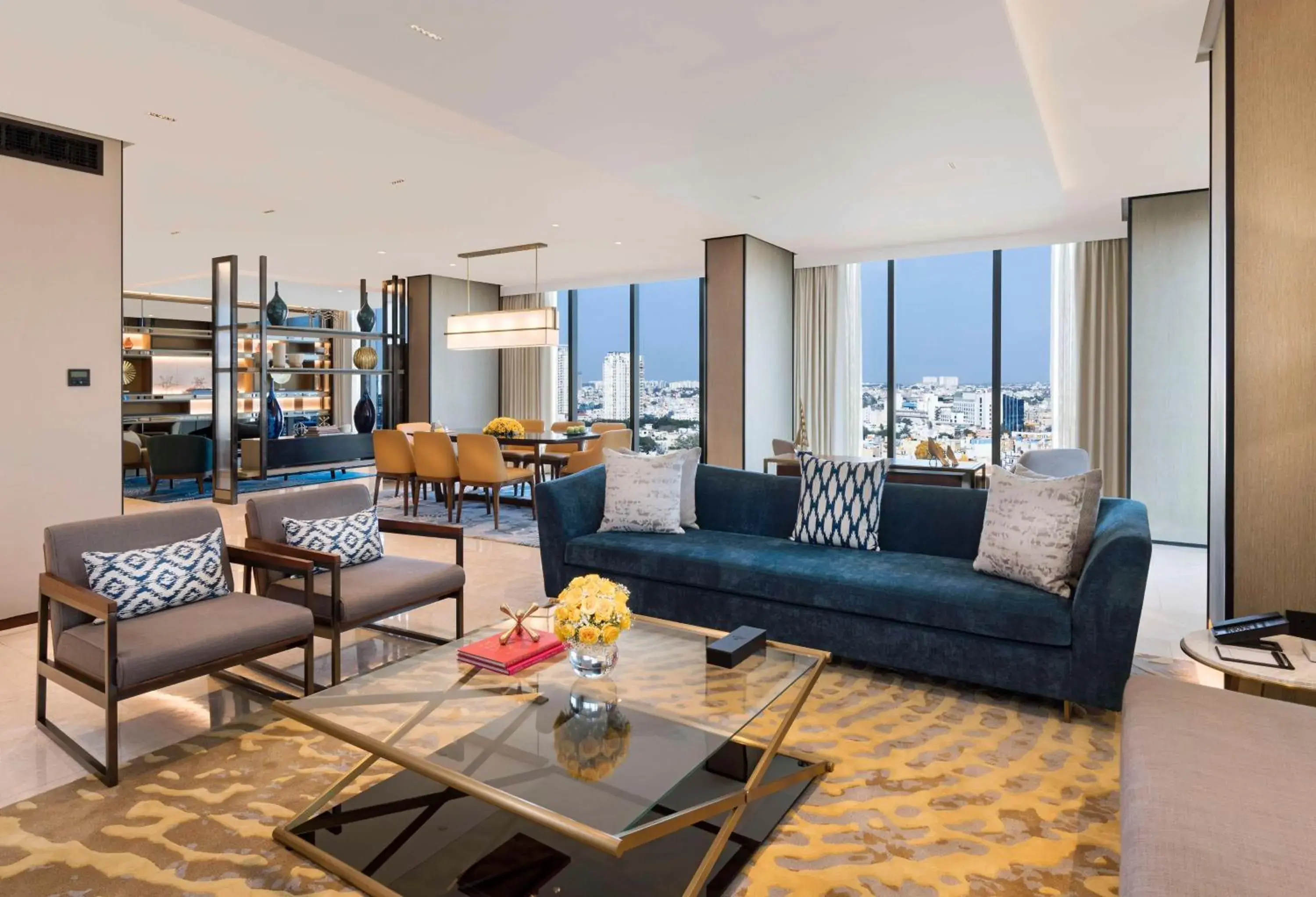 Living room in Hilton Bengaluru Embassy Manyata Business Park Living room in Hilton Bengaluru Embassy Manyata Business Park