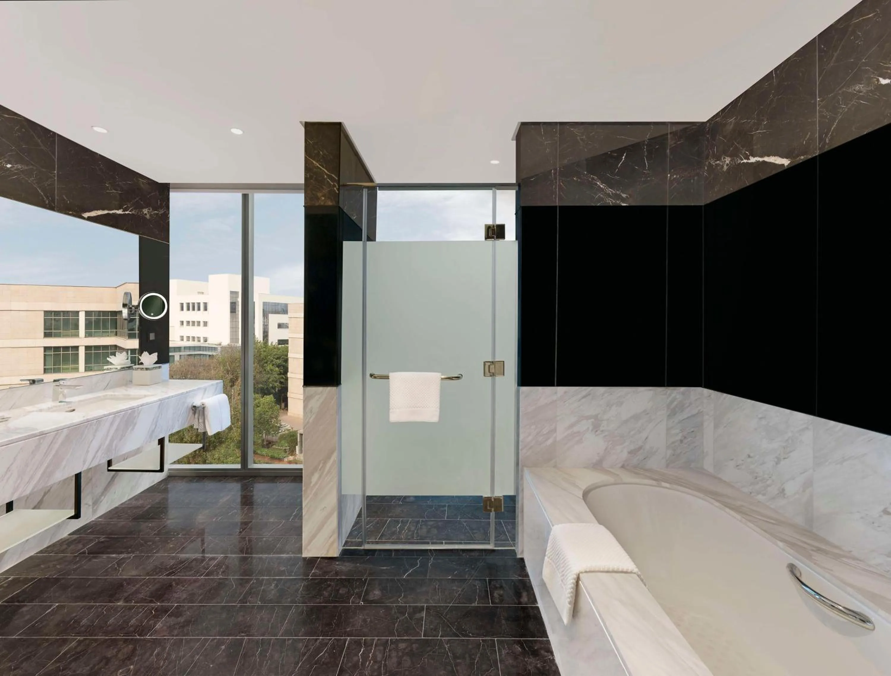 Bathroom in Hilton Bengaluru Embassy Manyata Business Park