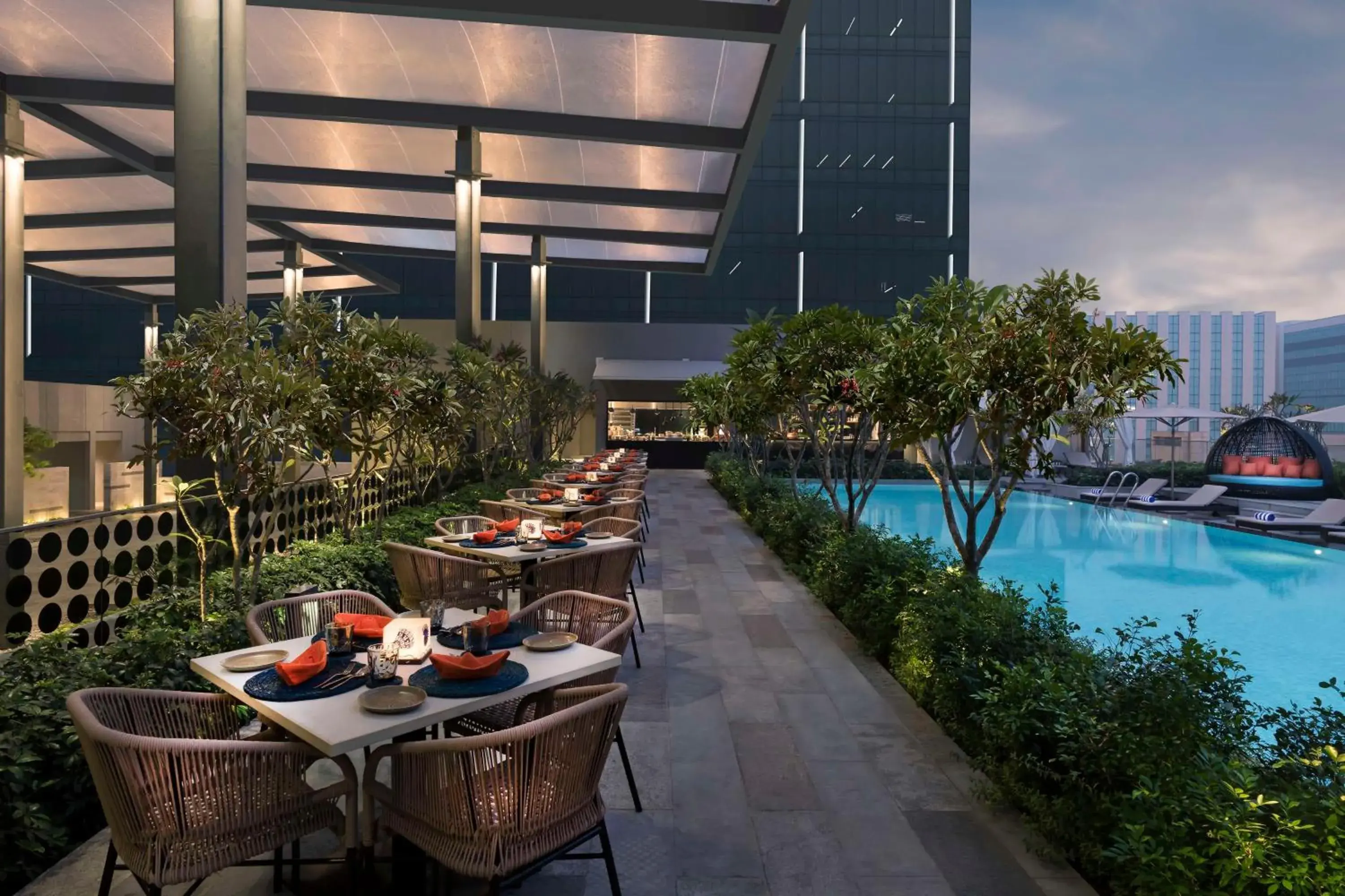 Restaurant/places to eat in Hilton Bengaluru Embassy Manyata Business Park Restaurant/places to eat in Hilton Bengaluru Embassy Manyata Business Park