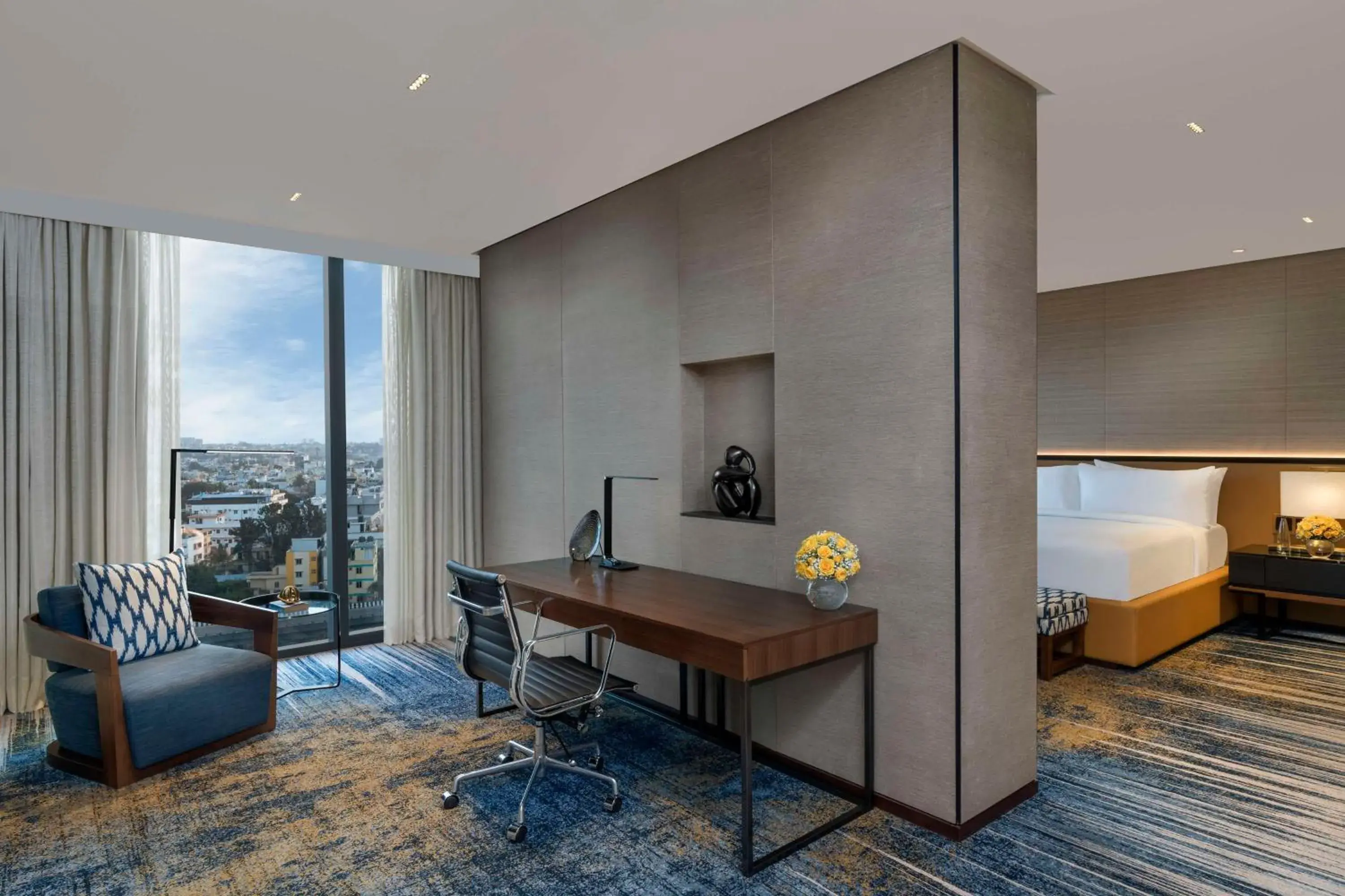 Bedroom in Hilton Bengaluru Embassy Manyata Business Park Bedroom in Hilton Bengaluru Embassy Manyata Business Park