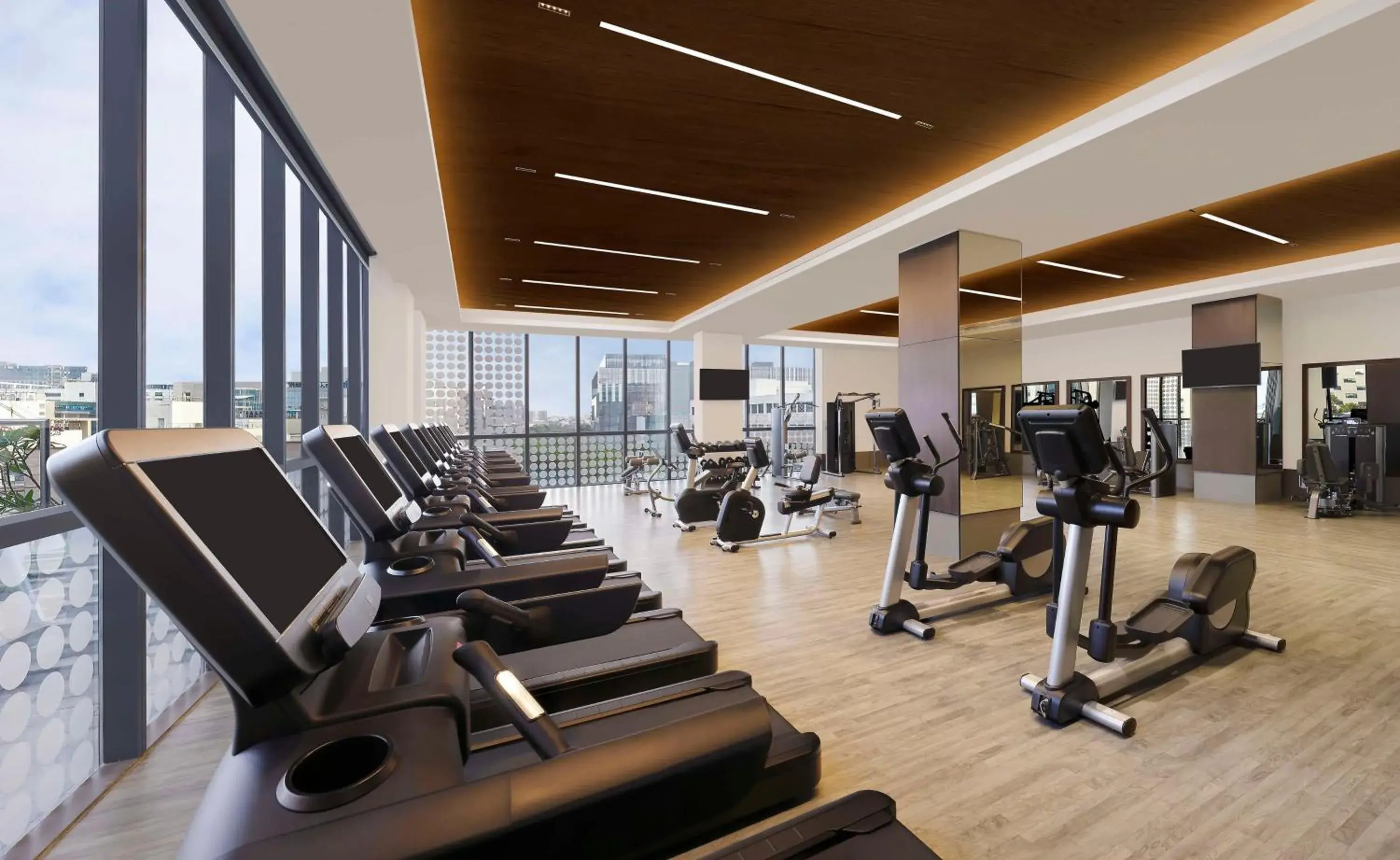 Fitness centre/facilities in Hilton Bengaluru Embassy Manyata Business Park Fitness centre/facilities in Hilton Bengaluru Embassy Manyata Business Park