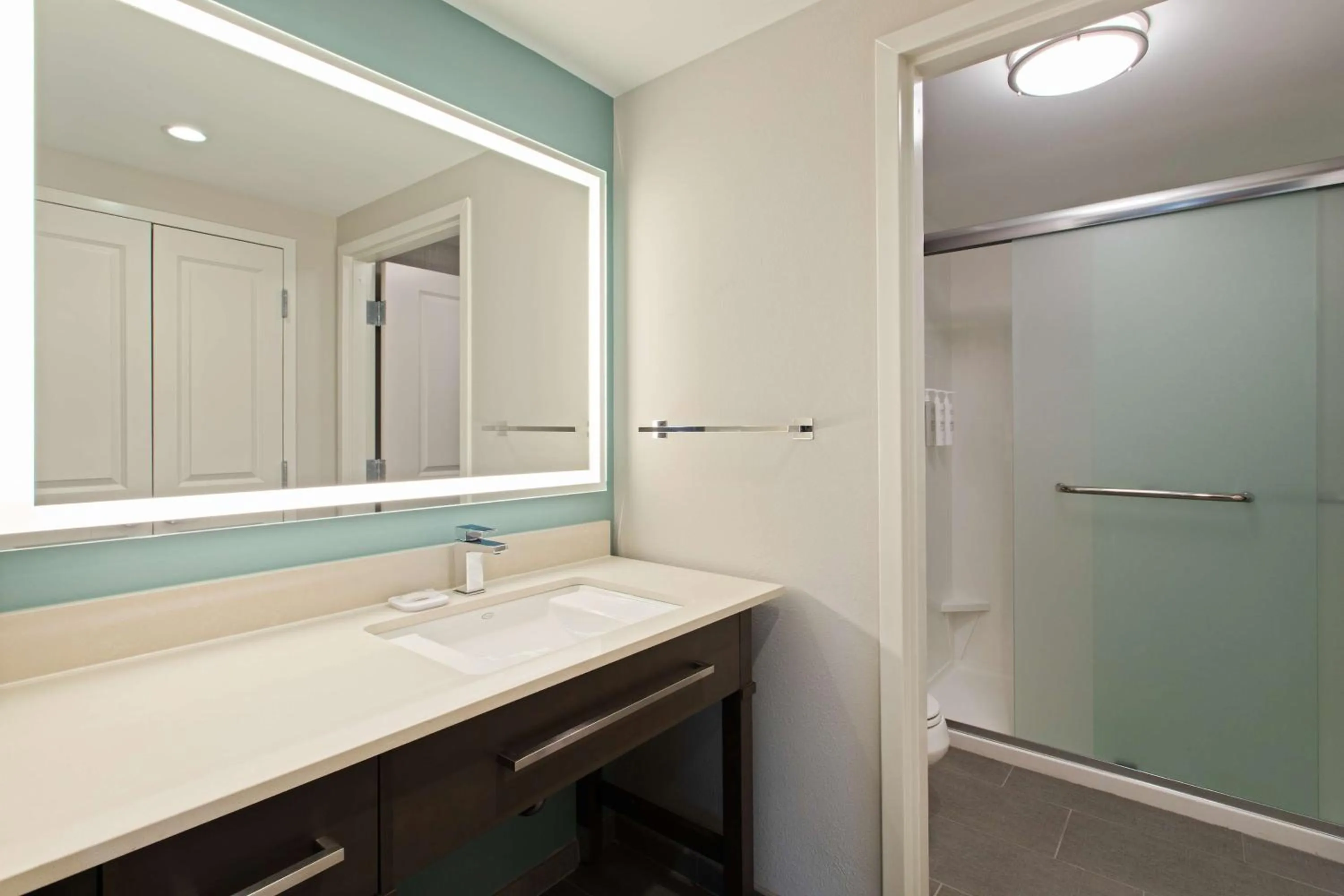 Bathroom in Homewood Suites By Hilton Panama City Beach, Fl