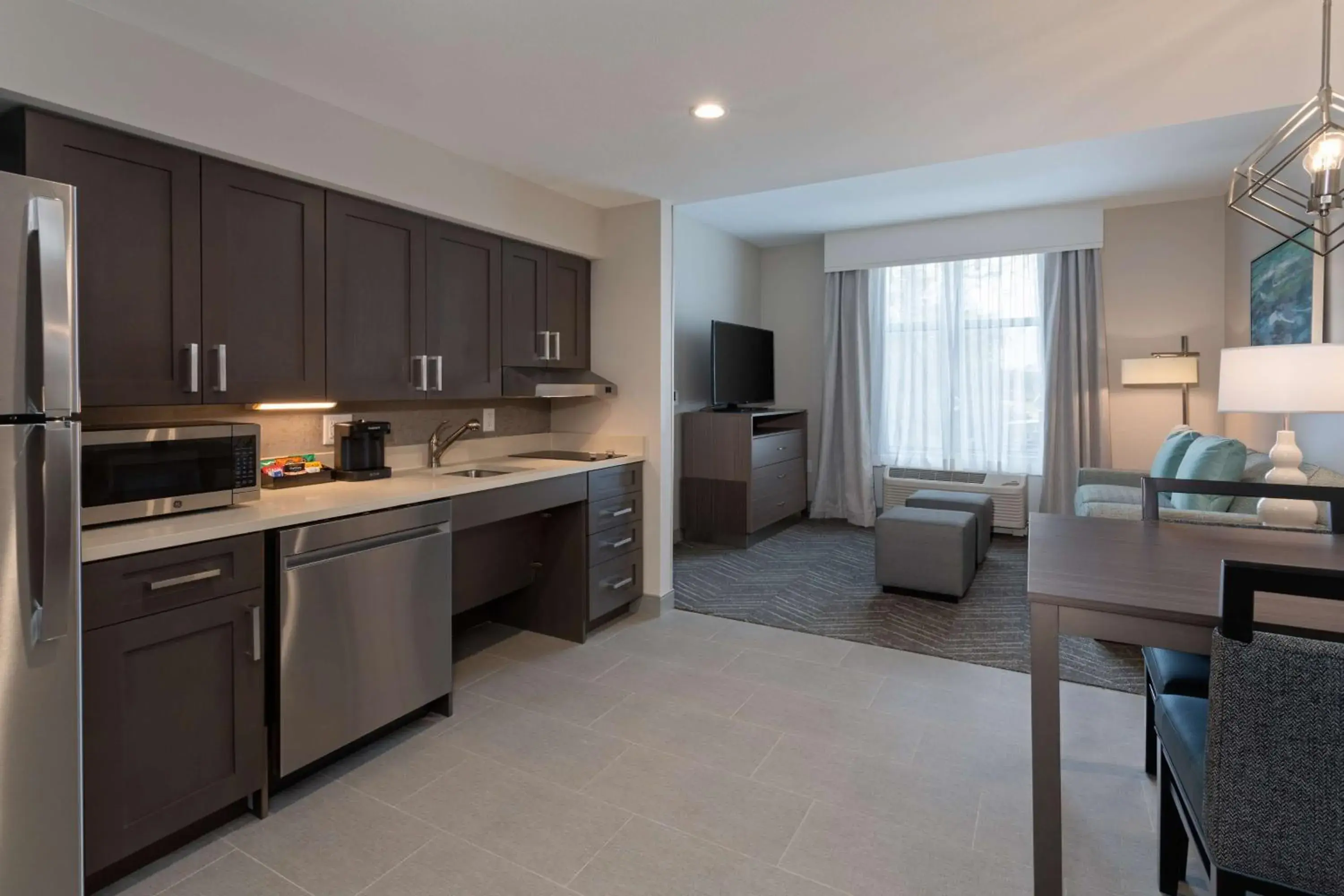 Living room in Homewood Suites By Hilton Panama City Beach, Fl Living room in Homewood Suites By Hilton Panama City Beach, Fl