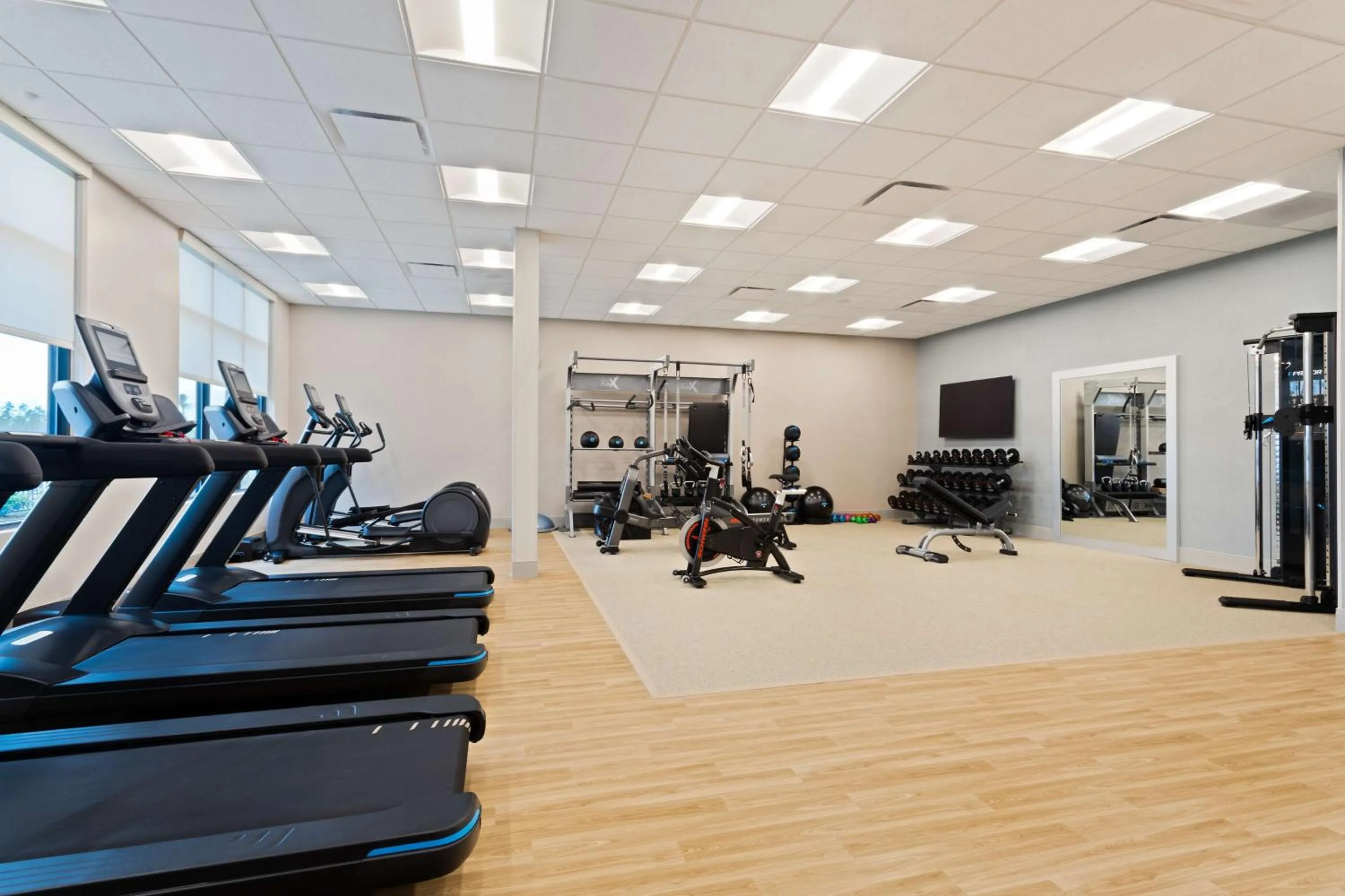 Fitness centre/facilities in Homewood Suites By Hilton Panama City Beach, Fl