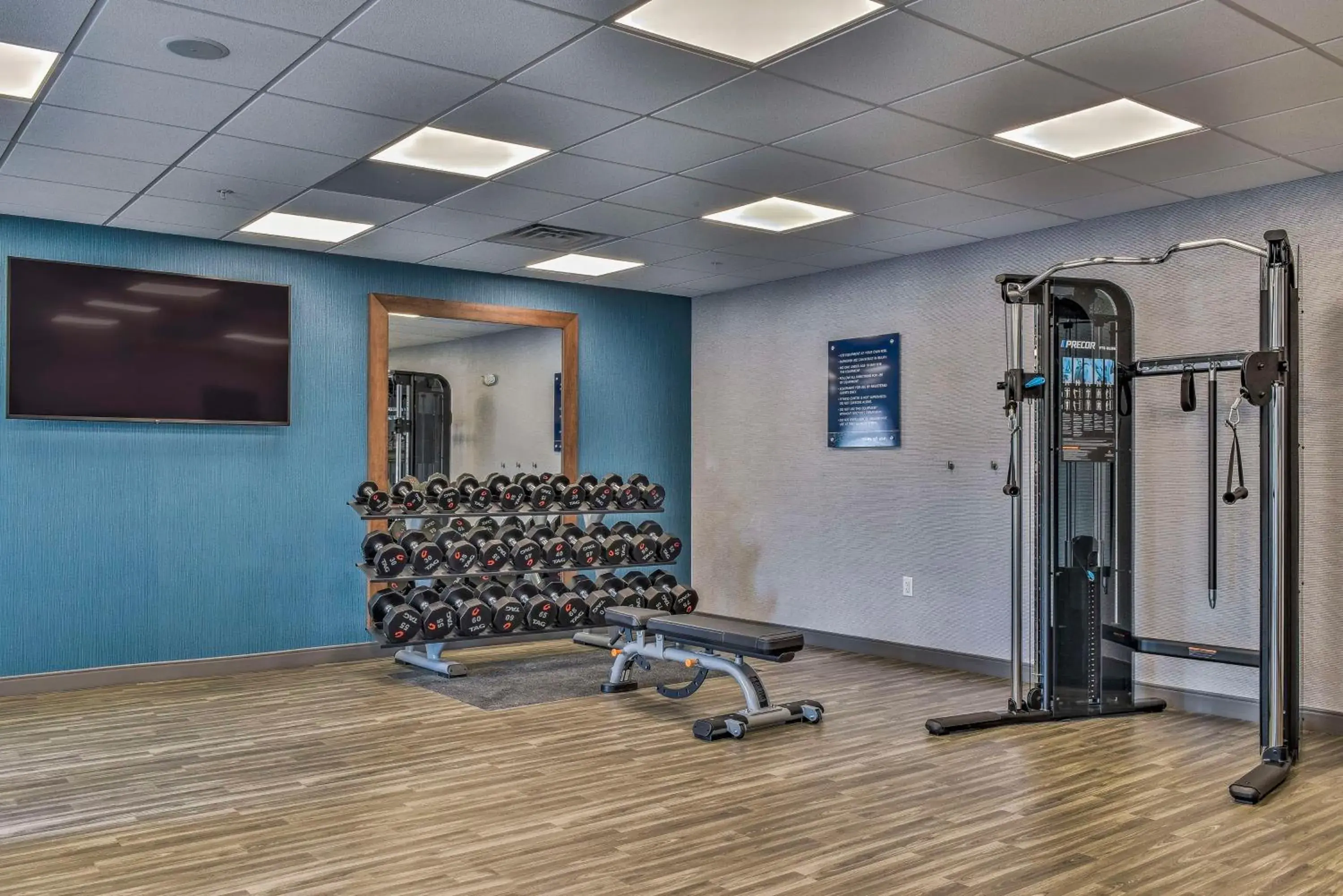 Fitness centre/facilities in Hampton Inn & Suites Keene Fitness centre/facilities in Hampton Inn & Suites Keene
