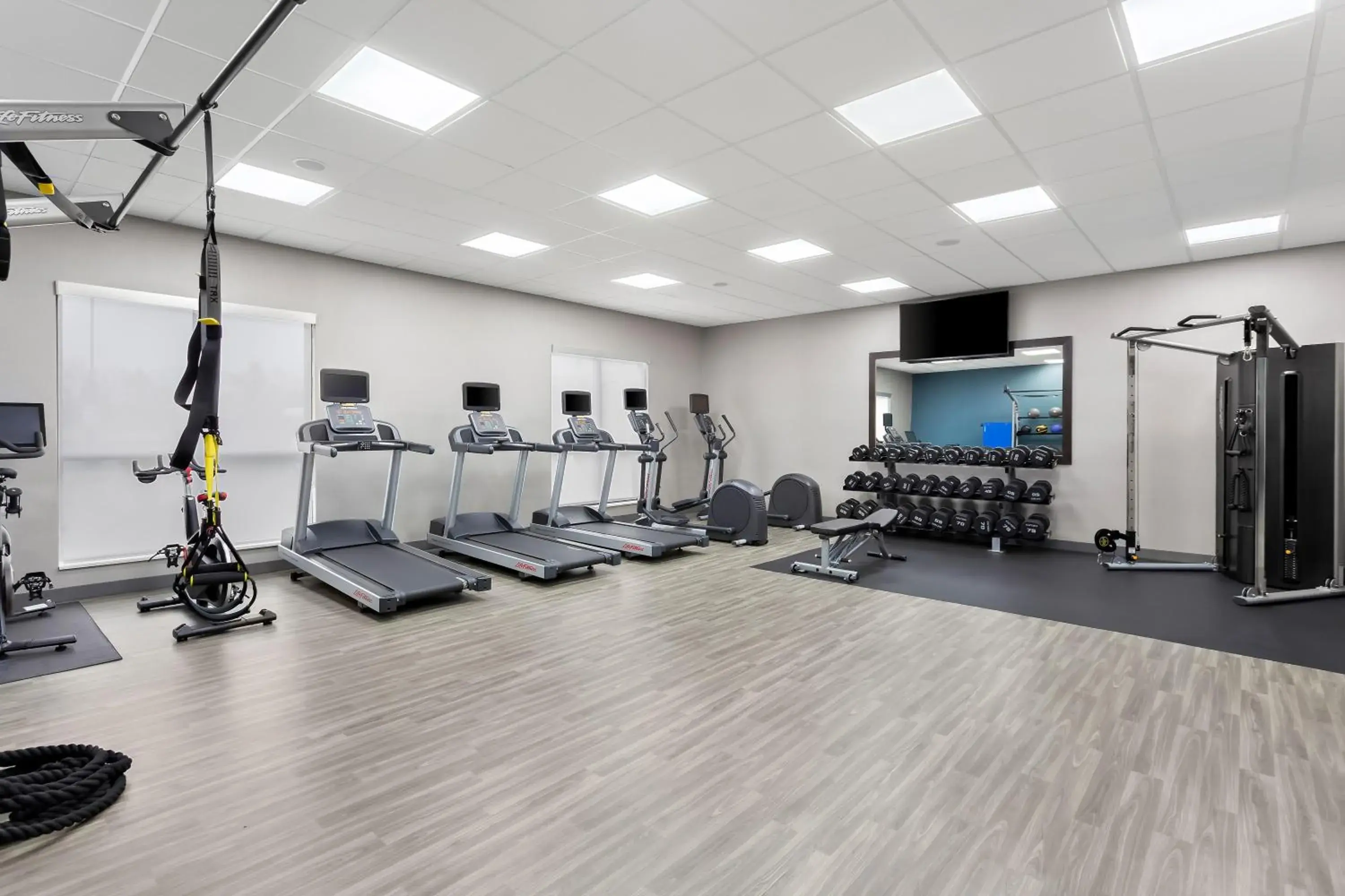 Fitness centre/facilities in Hampton Inn By Hilton Huntley Chicago Fitness centre/facilities in Hampton Inn By Hilton Huntley Chicago