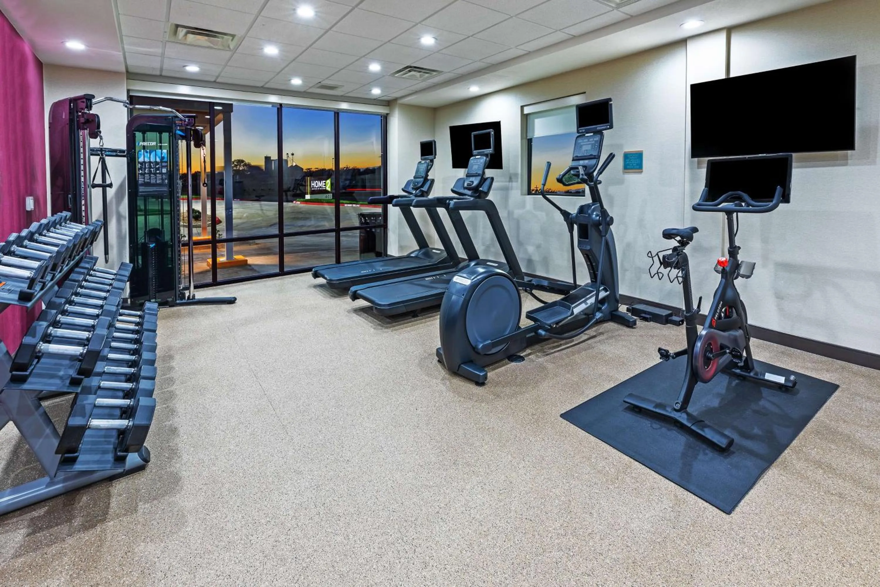 Fitness centre/facilities in Home2 Suites By Hilton Weatherford