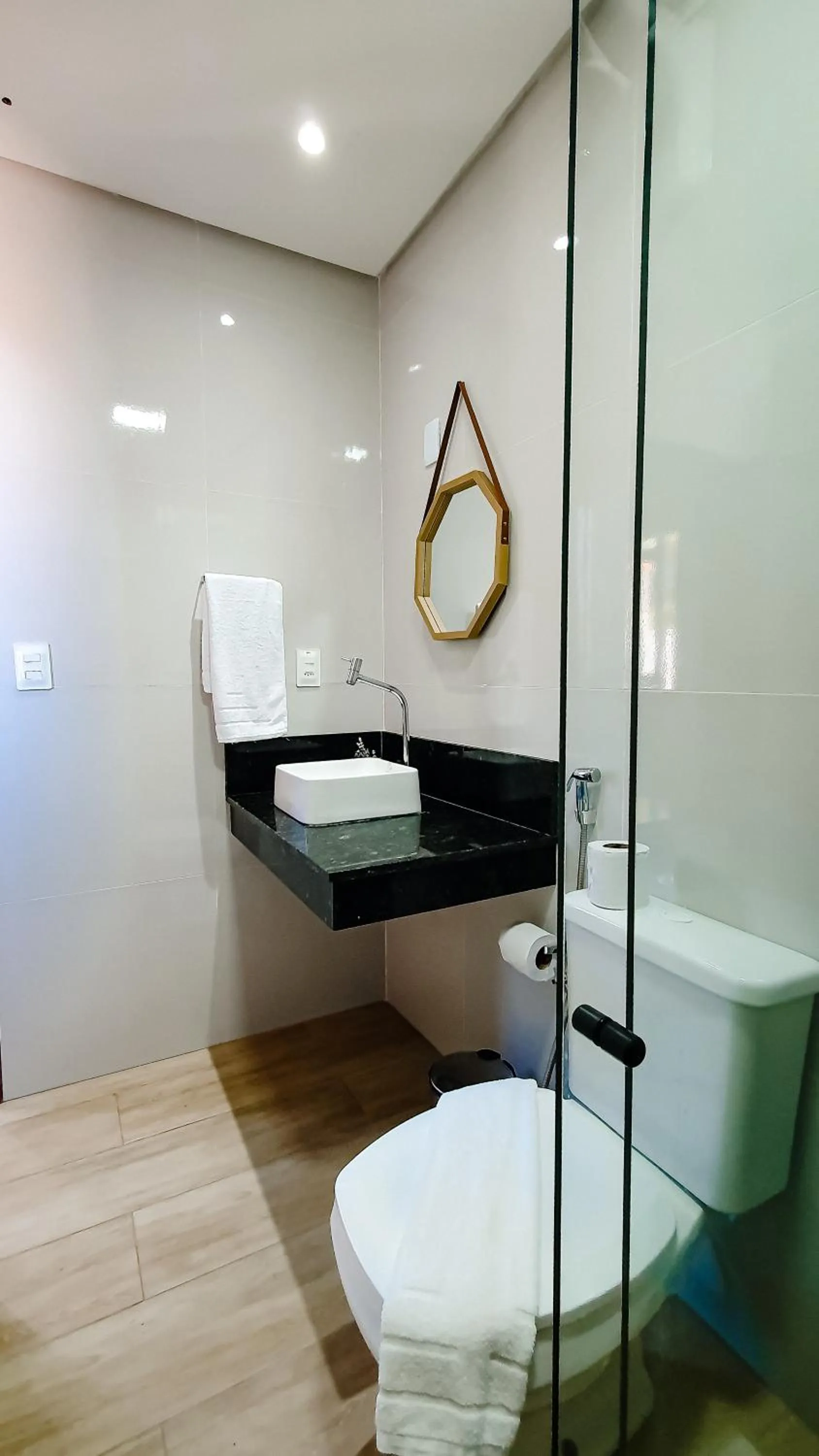 Bathroom in Pousada Sete Mares