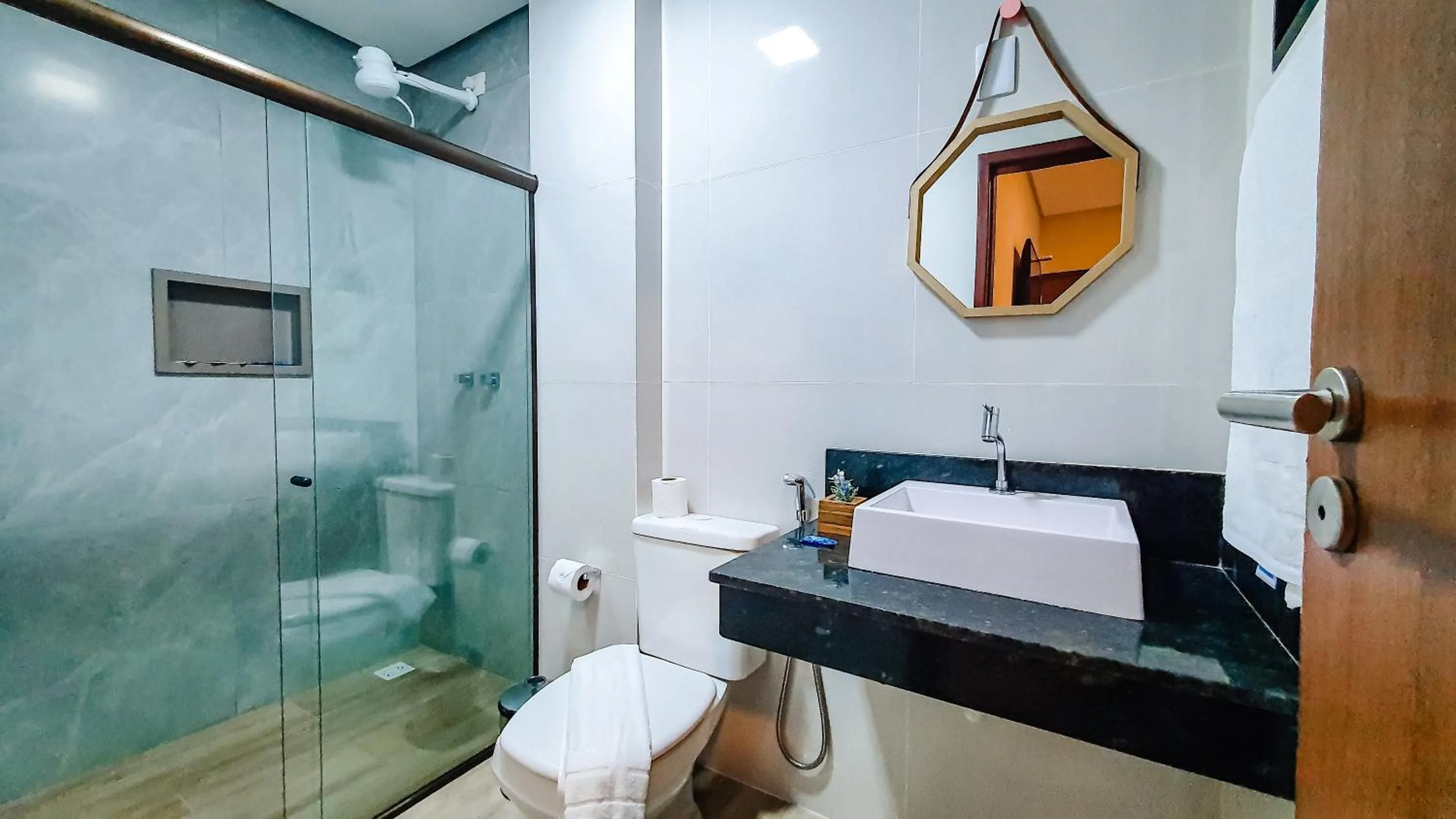 Bathroom in Pousada Sete Mares