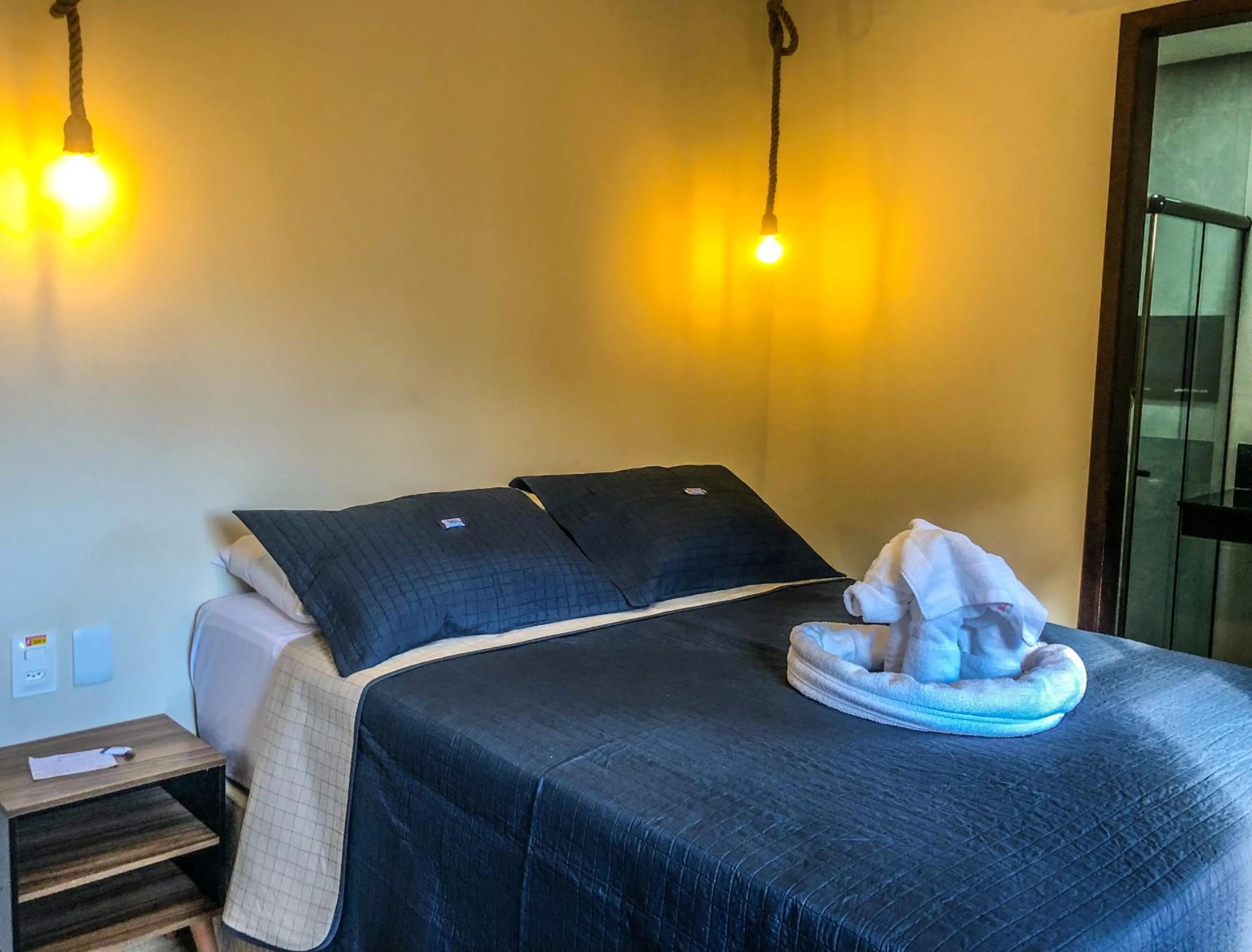 Bed in Pousada Sete Mares