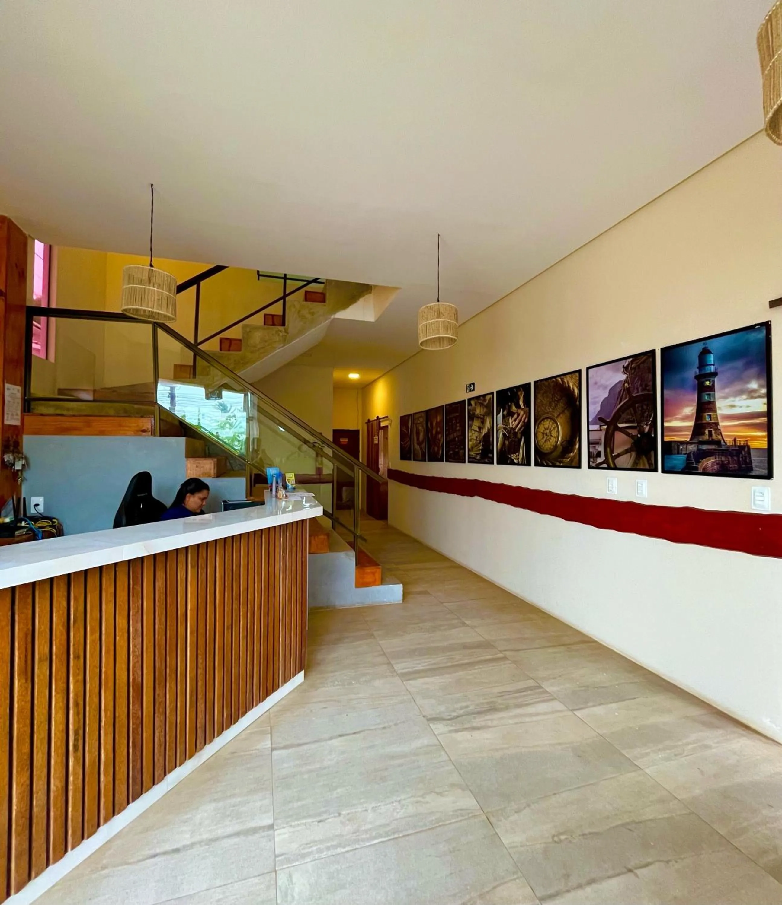 Lobby or reception in Pousada Sete Mares
